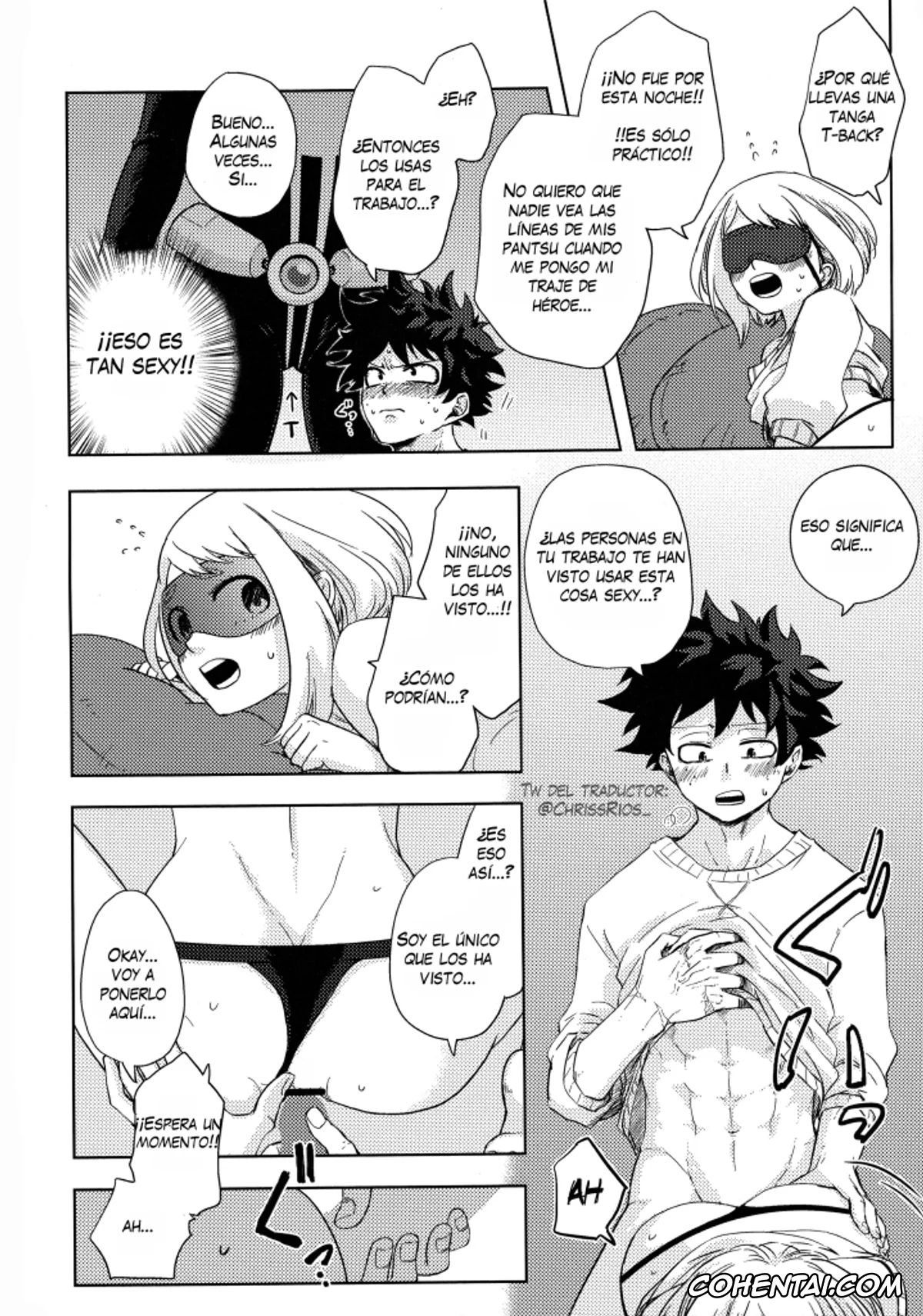 My Hero Academia | Boku No Hero Academia hentai, Izuku Midoriya hentai, Ochako Uraraka hentai, Mekakushi Tea Time (Boku no Hero Academia), pagina 15
