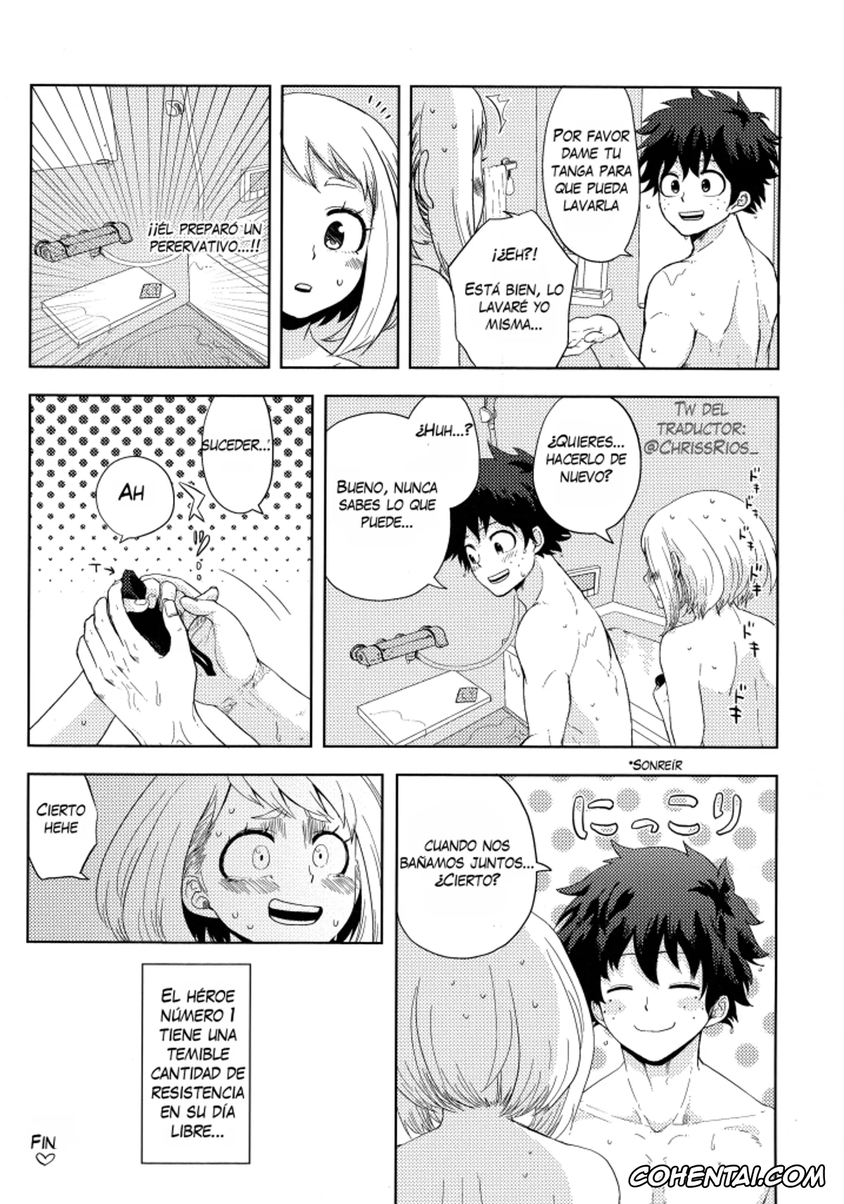 My Hero Academia | Boku No Hero Academia hentai, Izuku Midoriya hentai, Ochako Uraraka hentai, Mekakushi Tea Time (Boku no Hero Academia), pagina 24
