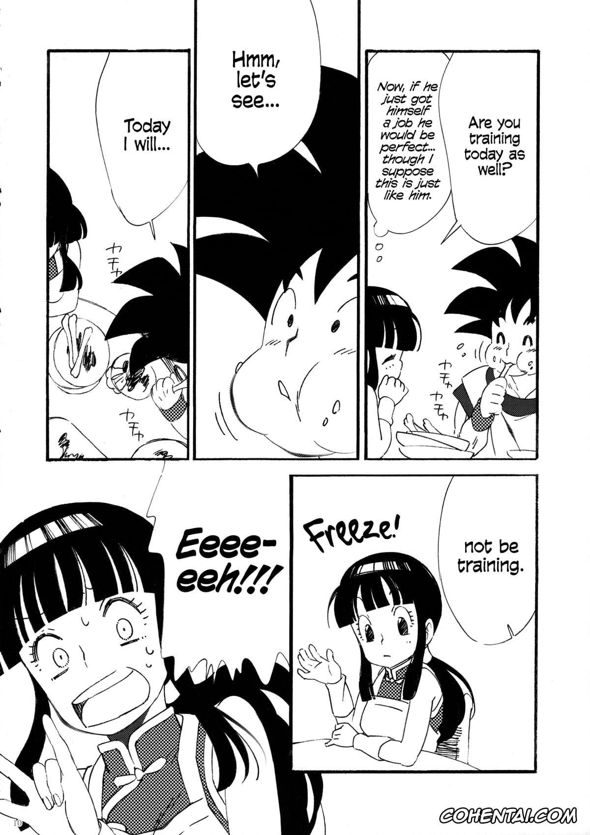 Dragon Ball xxx, Chi Chi xxx, Son Goku xxx, Ora no Iukoto o Kikinasai! (Dragon Ball), pagina 10