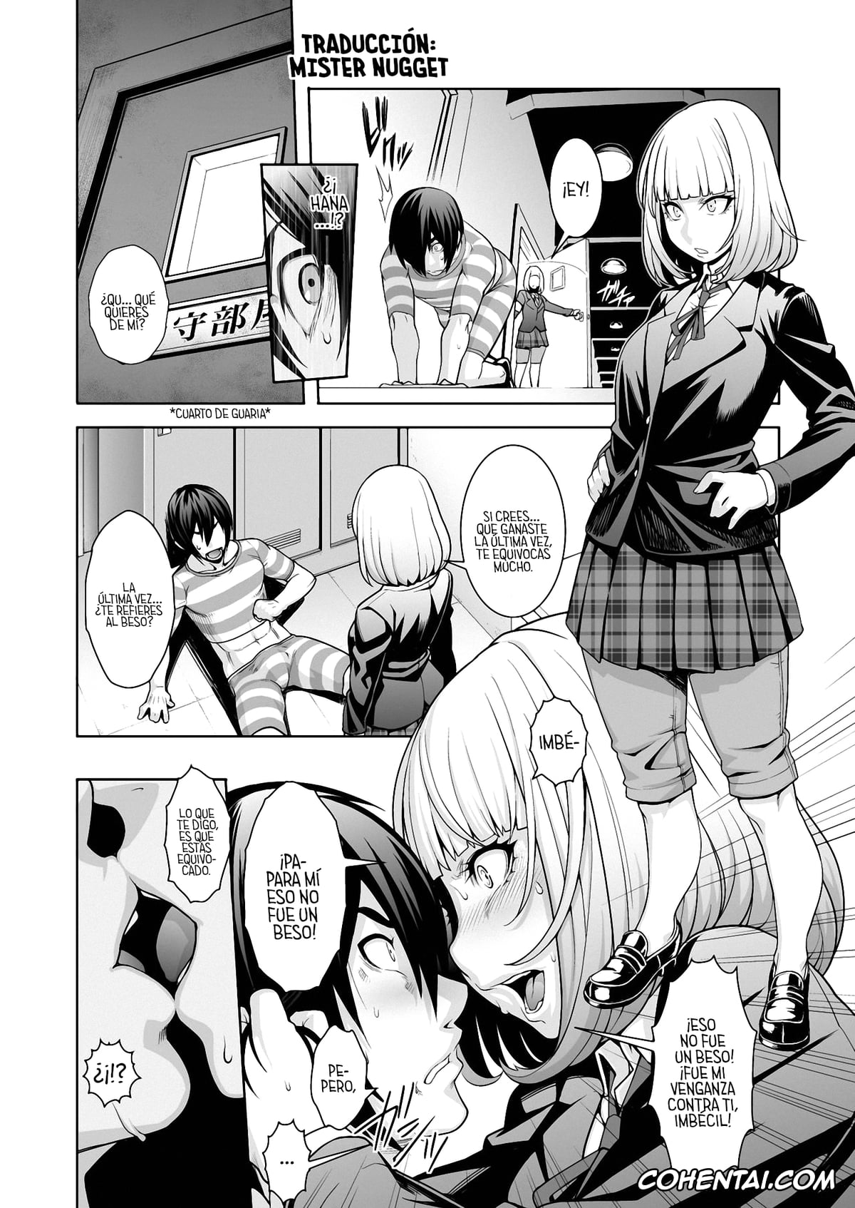 Prison School hentai, Hana Midorikawa hentai, Kiyoshi Fujino hentai, Hana*Hana – Flower of Hana (Prison School), pagina 3