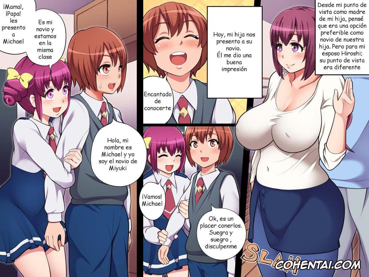Smile Precure porno, Ikuyo Hoshizora porno, Musume no Kareshi ni Haramasareta Tsuma (Smile Precure!), pagina 2