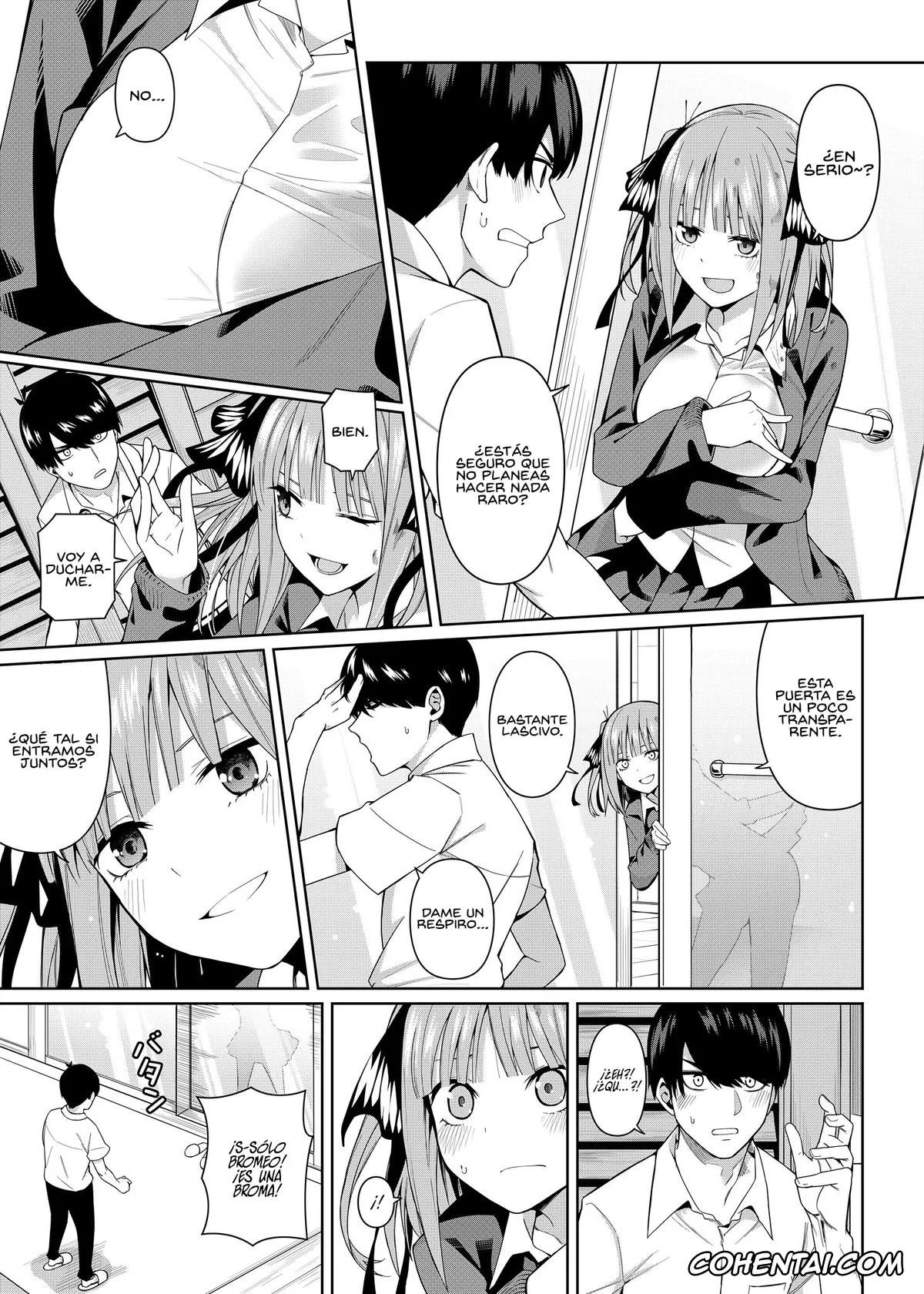 Gotoubun No Hanayome | The Quintessential Quintuplets porno, Fuutarou Uesugi porno, Miku Nakano porno, Nino Nakano porno, Nibun no Yuudou (Gotoubun no Hanayome), pagina 8