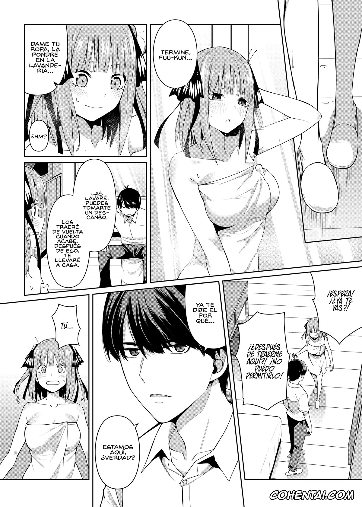 Gotoubun No Hanayome | The Quintessential Quintuplets porno, Fuutarou Uesugi porno, Miku Nakano porno, Nino Nakano porno, Nibun no Yuudou (Gotoubun no Hanayome), pagina 11
