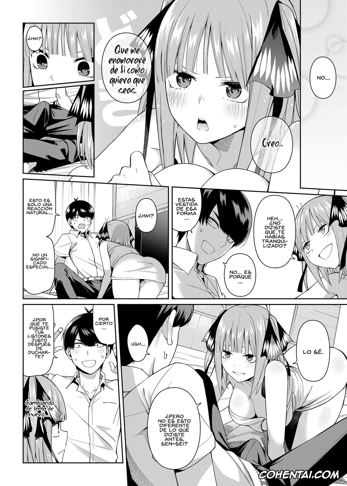 Gotoubun No Hanayome | The Quintessential Quintuplets xxx, Fuutarou Uesugi xxx, Miku Nakano xxx, Nino Nakano xxx, Nibun no Yuudou (Gotoubun no Hanayome), pagina 19
