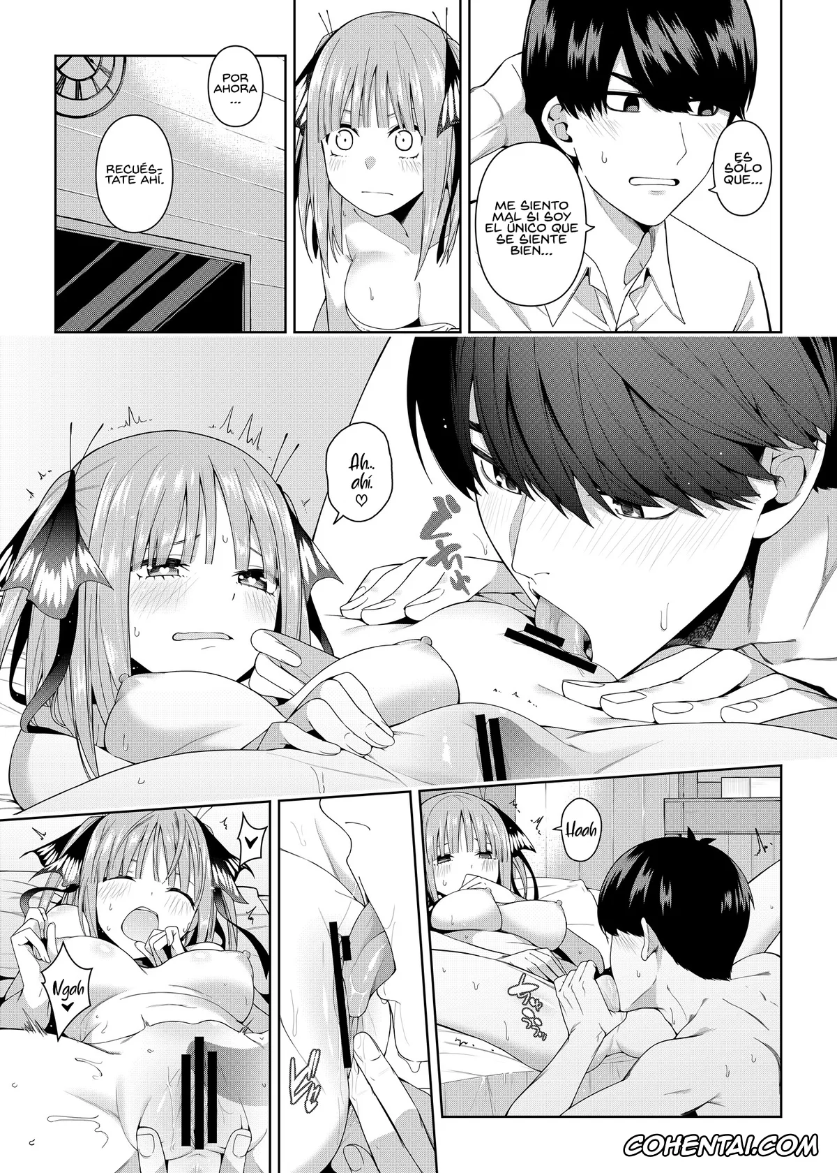 Gotoubun No Hanayome | The Quintessential Quintuplets hentai, Fuutarou Uesugi hentai, Miku Nakano hentai, Nino Nakano hentai, Nibun no Yuudou (Gotoubun no Hanayome), pagina 24
