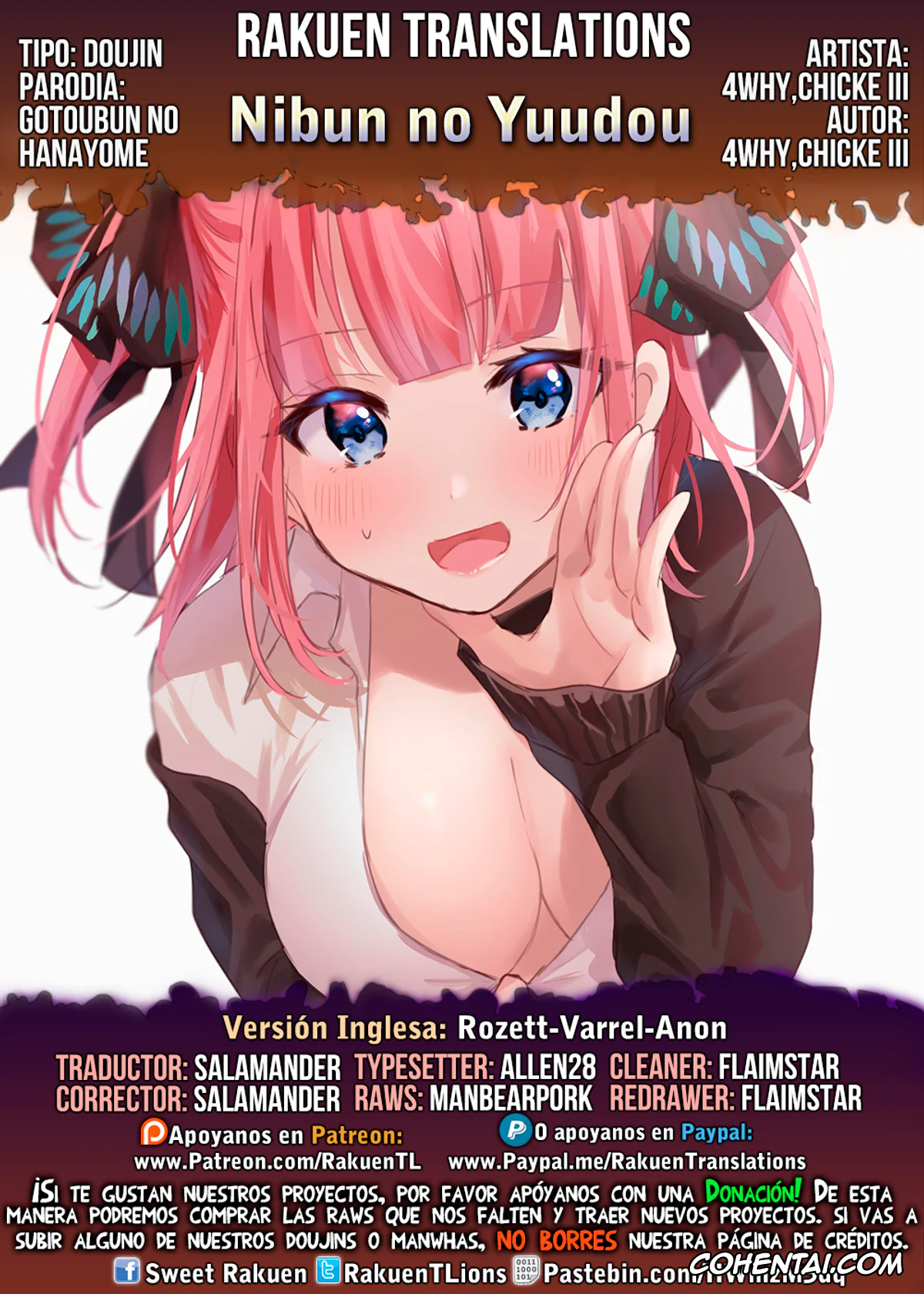 Gotoubun No Hanayome | The Quintessential Quintuplets porno, Fuutarou Uesugi porno, Miku Nakano porno, Nino Nakano porno, Nibun no Yuudou (Gotoubun no Hanayome), pagina 41
