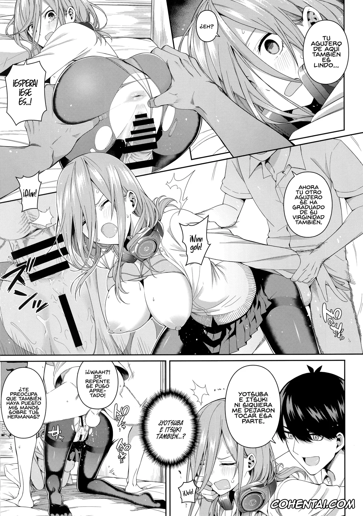 Gotoubun No Hanayome | The Quintessential Quintuplets porno, Fuutarou Uesugi porno, Miku Nakano porno, Nino Nakano porno, Nibun no Yuudou (Gotoubun no Hanayome), pagina 56