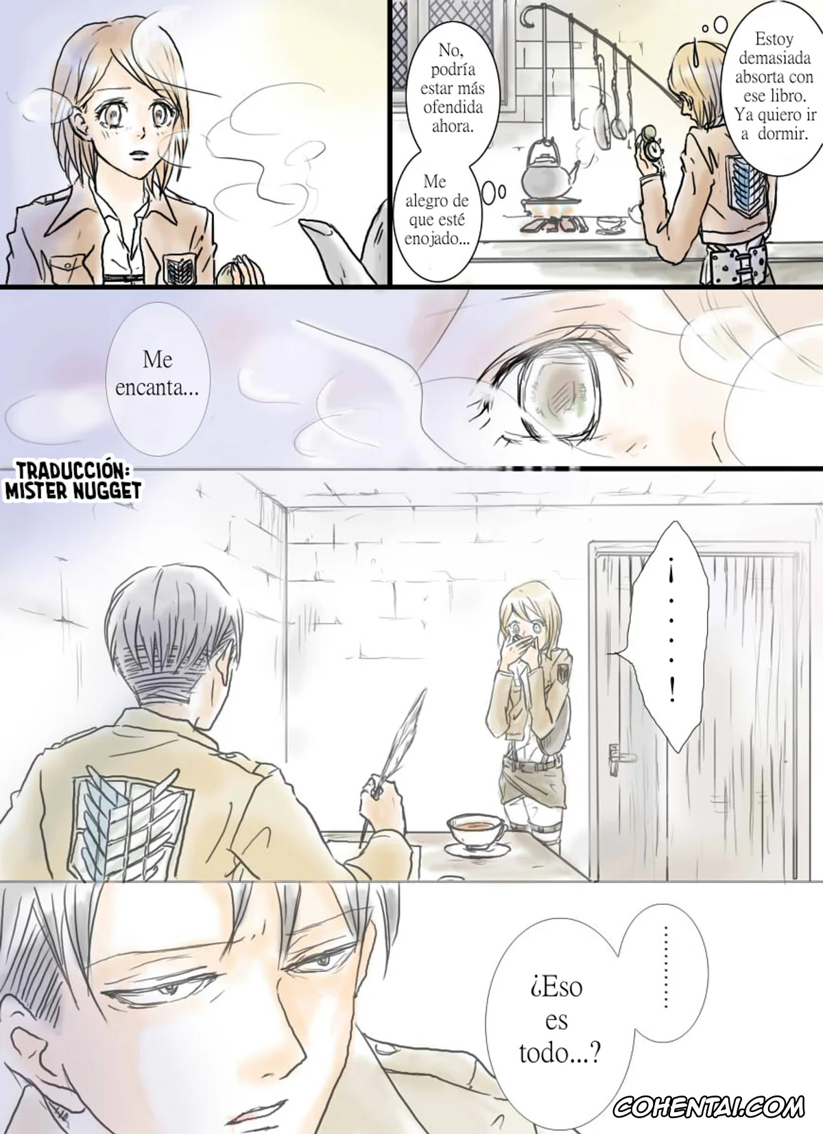 Shingeki No Kyojin | Attack On Titan porno, Levi Ackerman porno, Petra Ral porno, El significado de un beso (Shingeki no Kyojin), pagina 5