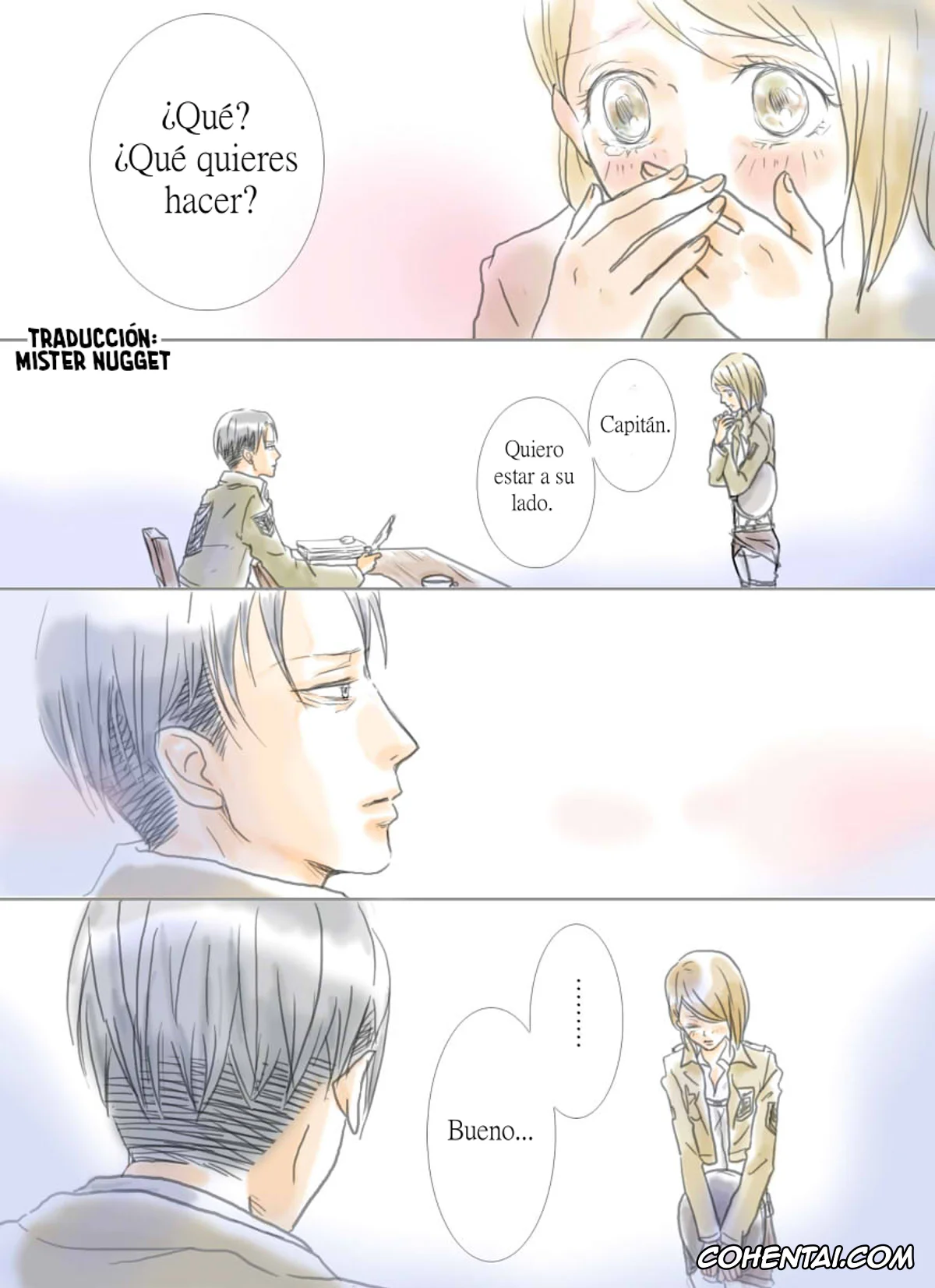 Shingeki No Kyojin | Attack On Titan hentai, Levi Ackerman hentai, Petra Ral hentai, El significado de un beso (Shingeki no Kyojin), pagina 6