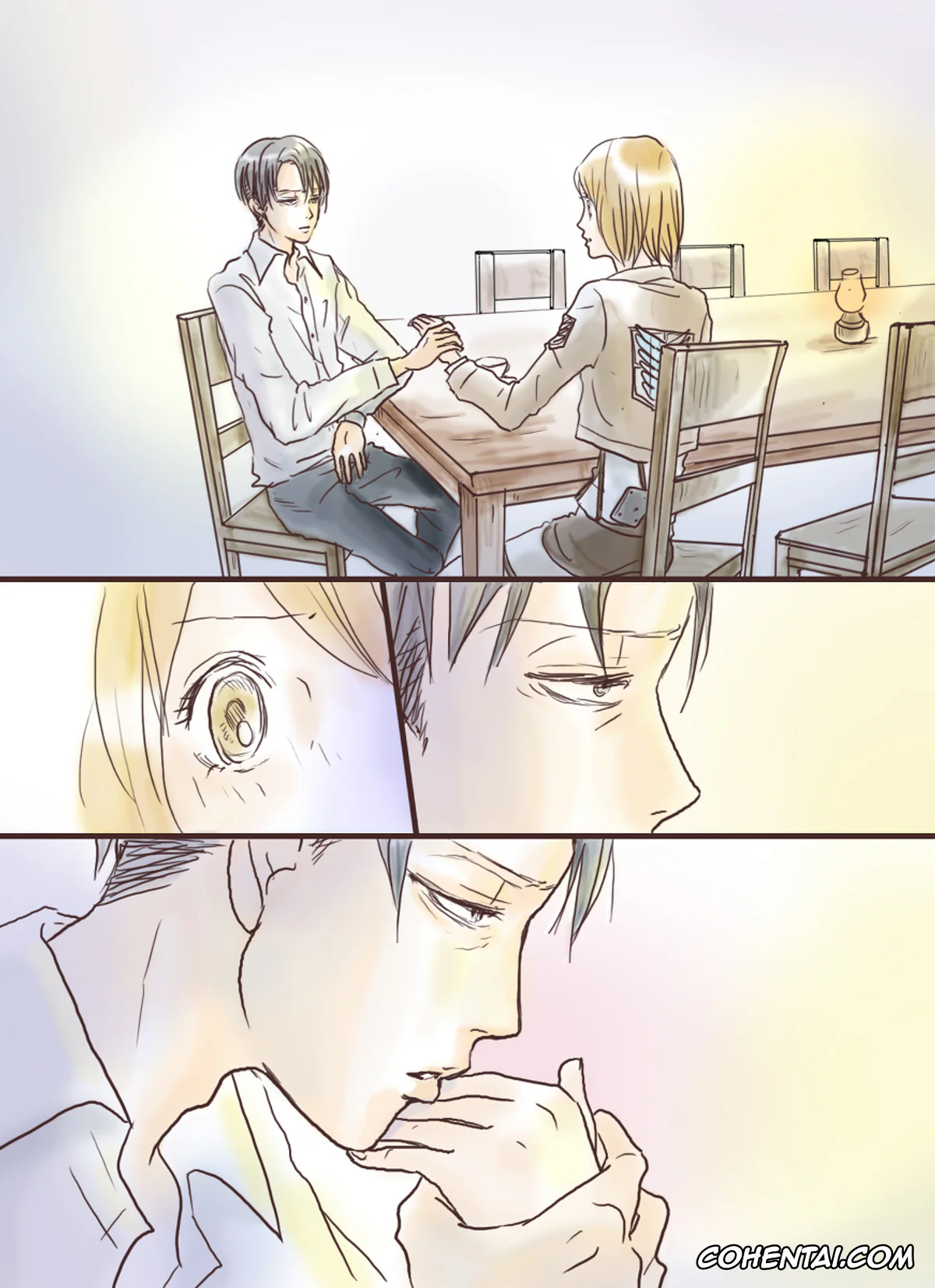 Shingeki No Kyojin | Attack On Titan xxx, Levi Ackerman xxx, Petra Ral xxx, El significado de un beso (Shingeki no Kyojin), pagina 13