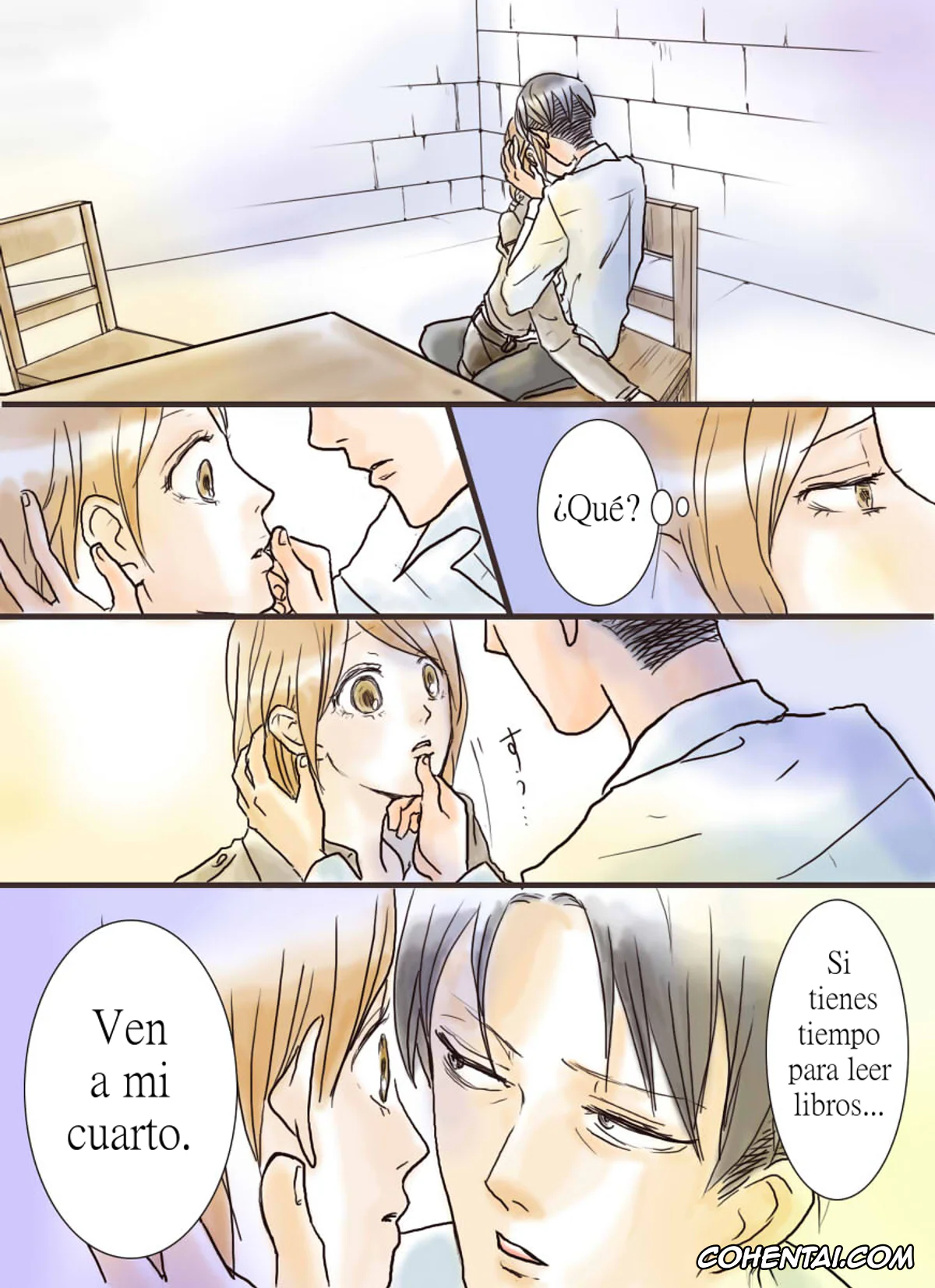 Shingeki No Kyojin | Attack On Titan xxx, Levi Ackerman xxx, Petra Ral xxx, El significado de un beso (Shingeki no Kyojin), pagina 16