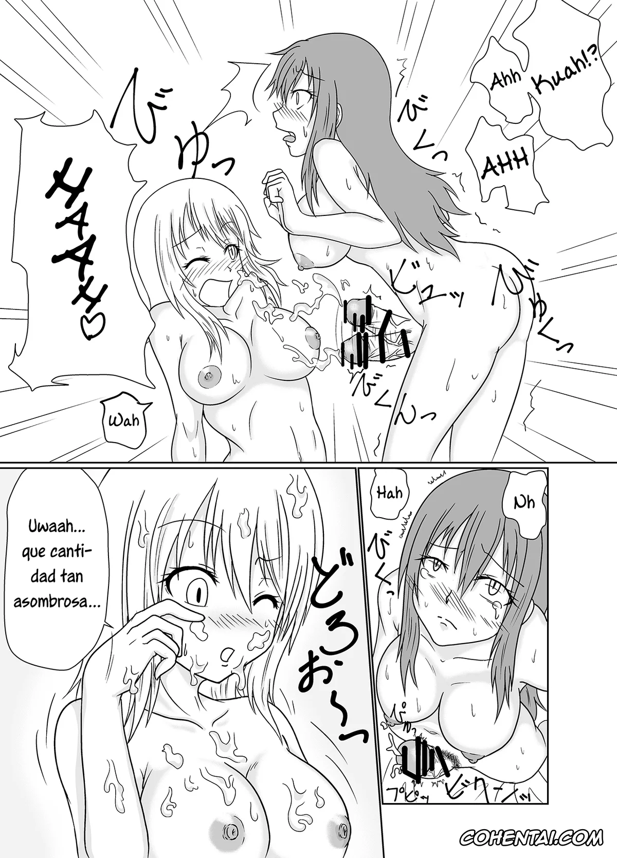 Fairy Tail hentai, Erza Scarlet hentai, Lucy Heartfilia hentai, Futana-LINK! (Fairy Tail), pagina 9