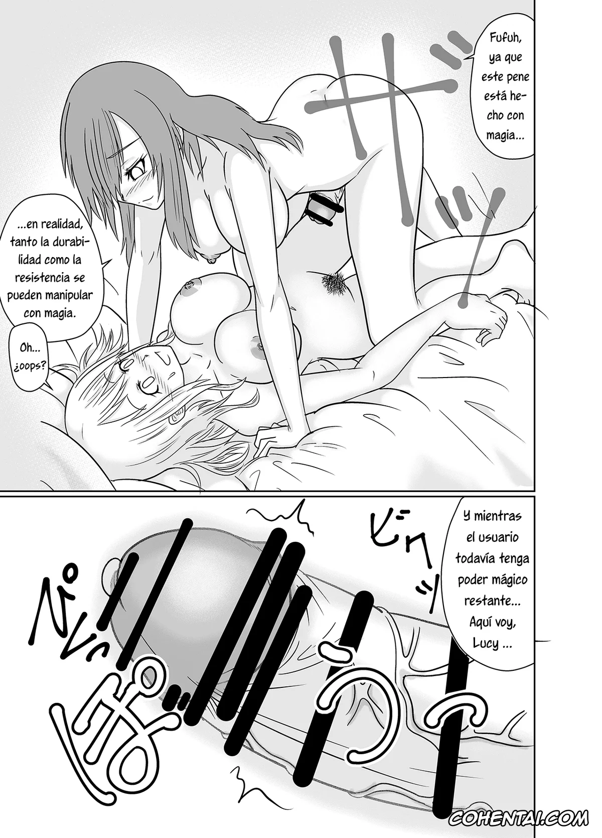 Fairy Tail porno, Erza Scarlet porno, Lucy Heartfilia porno, Futana-LINK! (Fairy Tail), pagina 11