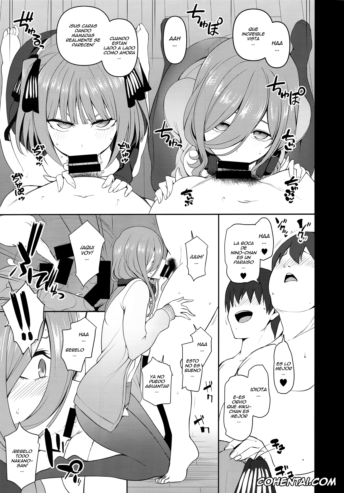 Gotoubun No Hanayome | The Quintessential Quintuplets porno, Ichika Nakano porno, Itsuki Nakano porno, Miku Nakano porno, Nino Nakano porno, Yotsuba Nakano porno, Dakuon 2 (Gotoubun no Hanayome), pagina 11