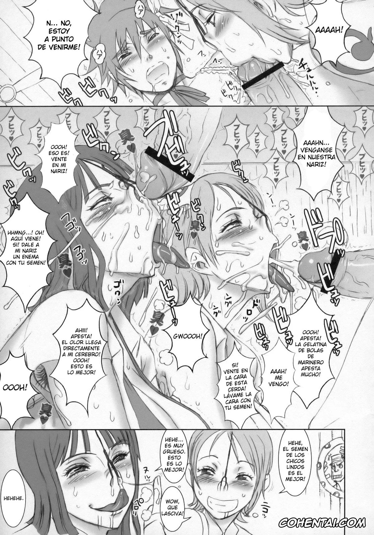 One Piece porno, Nami porno, Nico Robin porno, Nippon Practice 2 (One Piece), pagina 14