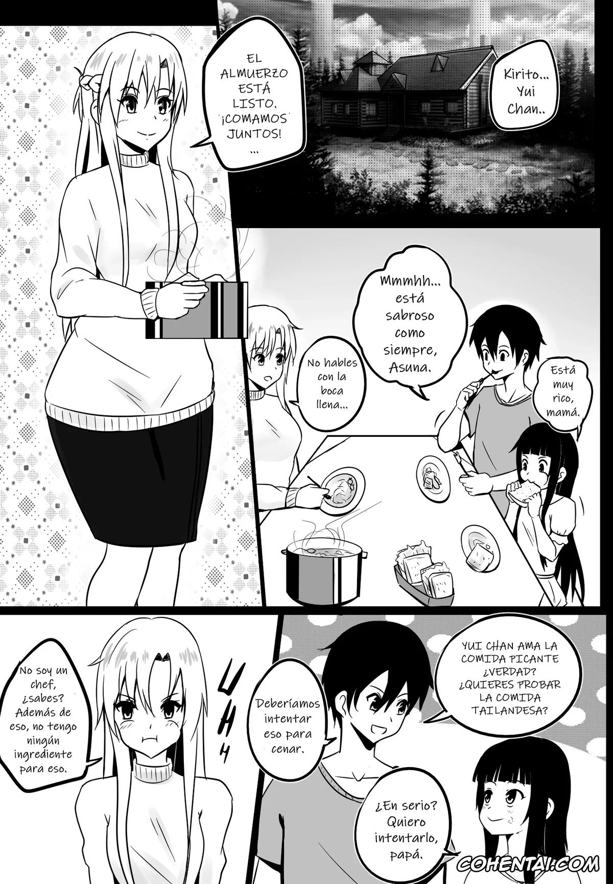 Sword Art Online hentai, Andrew Gilbert Mills hentai, Asuna Yuuki hentai, B-Trayal 19 (Sword Art Online), pagina 3