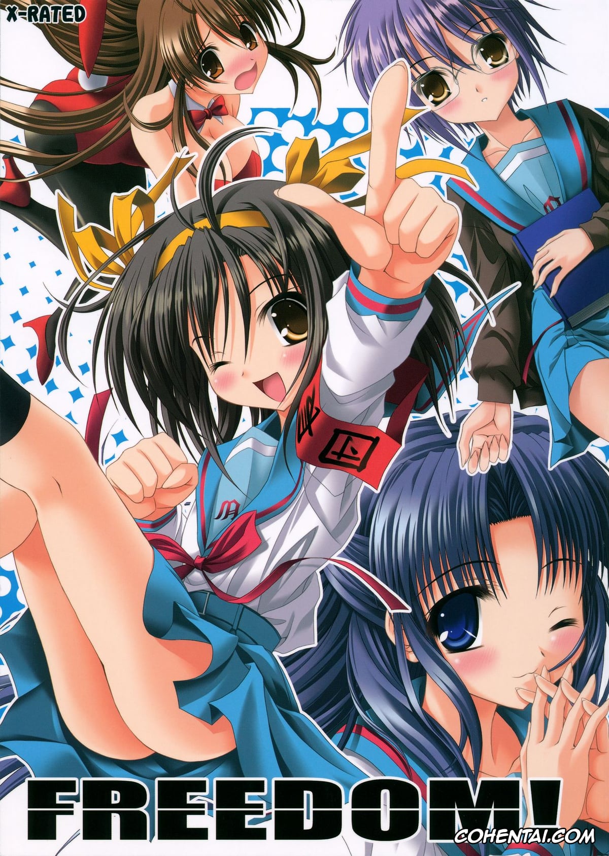 The Melancholy Of Haruhi Suzumiya | Suzumiya Haruhi No Yuuutsu xxx, Kyon xxx, Mikuru Asahina xxx, Ryoko Asakura xxx, FREEDOM! (The Melancholy of Haruhi Suzumiya), pagina 1