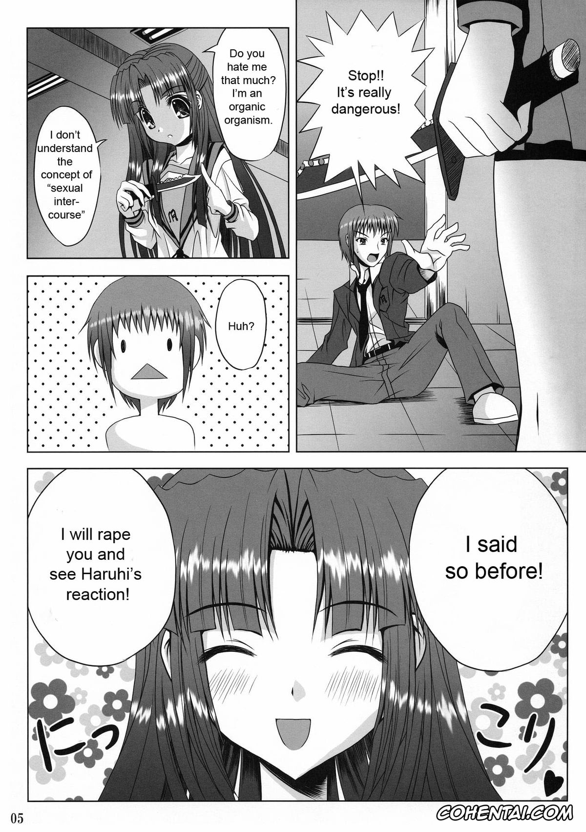 The Melancholy Of Haruhi Suzumiya | Suzumiya Haruhi No Yuuutsu hentai, Kyon hentai, Mikuru Asahina hentai, Ryoko Asakura hentai, FREEDOM! (The Melancholy of Haruhi Suzumiya), pagina 3