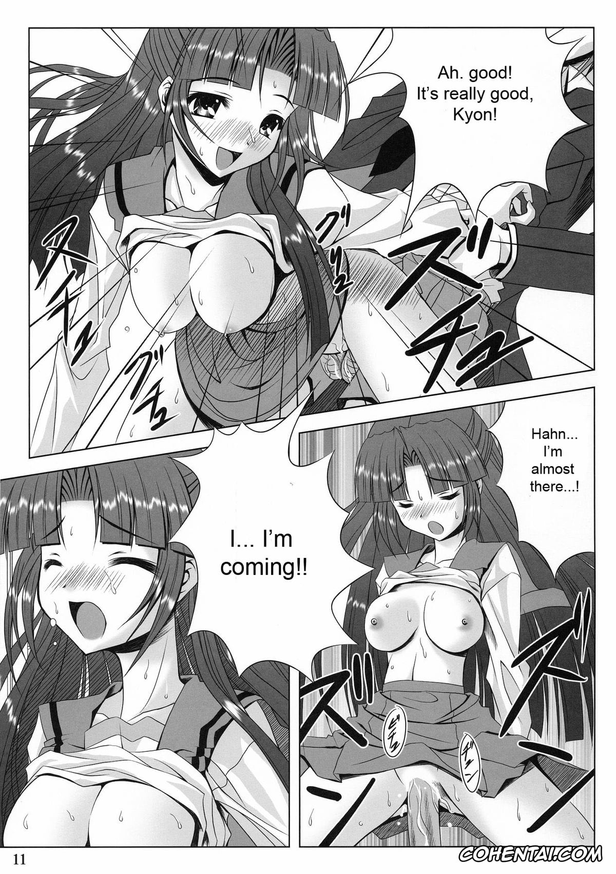 The Melancholy Of Haruhi Suzumiya | Suzumiya Haruhi No Yuuutsu hentai, Kyon hentai, Mikuru Asahina hentai, Ryoko Asakura hentai, FREEDOM! (The Melancholy of Haruhi Suzumiya), pagina 9