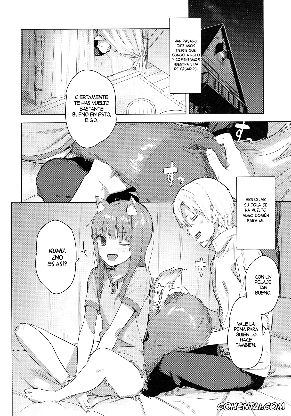 Spice And Wolf | Ookami To Koushinryou hentai, Holo hentai, Kraft Lawrence hentai, Wacchi to Shippori Kezukuroi Bon (Ookami to Koushinryou), pagina 3