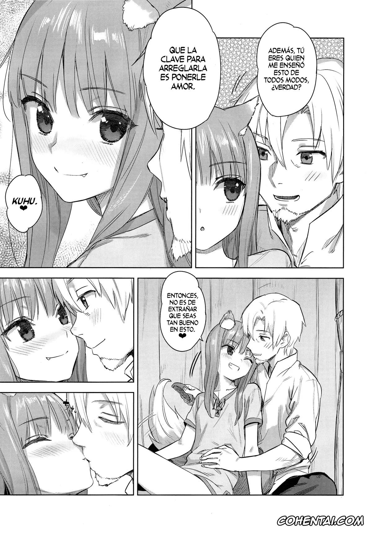 Spice And Wolf | Ookami To Koushinryou xxx, Holo xxx, Kraft Lawrence xxx, Wacchi to Shippori Kezukuroi Bon (Ookami to Koushinryou), pagina 4