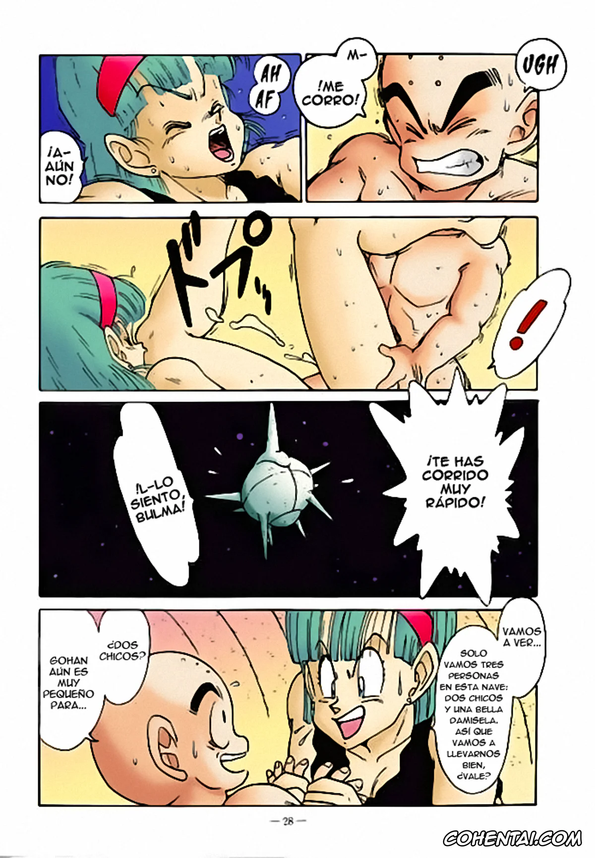 Dragon Ball Z xxx, Bulma Briefs xxx, Krillin xxx, Aim at Planet Namek! (Dragon Ball Z), pagina 4