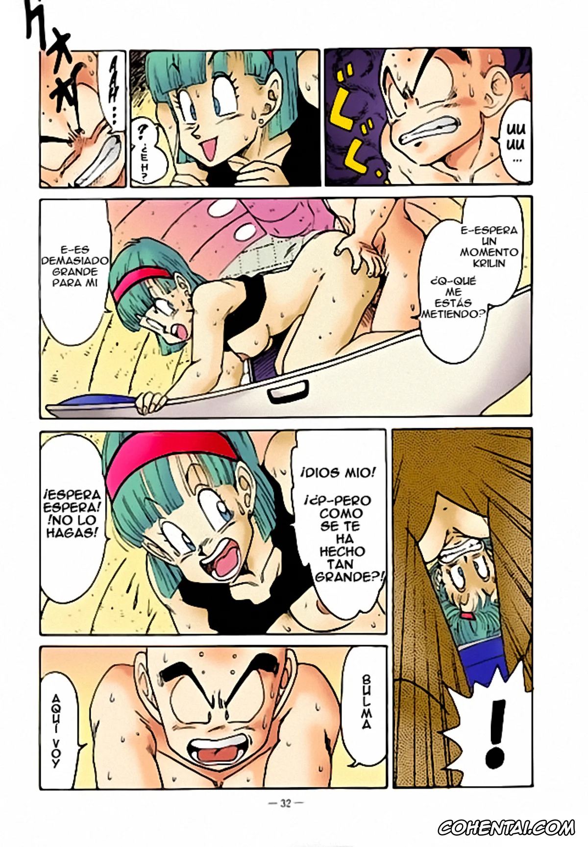 Dragon Ball Z porno, Bulma Briefs porno, Krillin porno, Aim at Planet Namek! (Dragon Ball Z), pagina 8