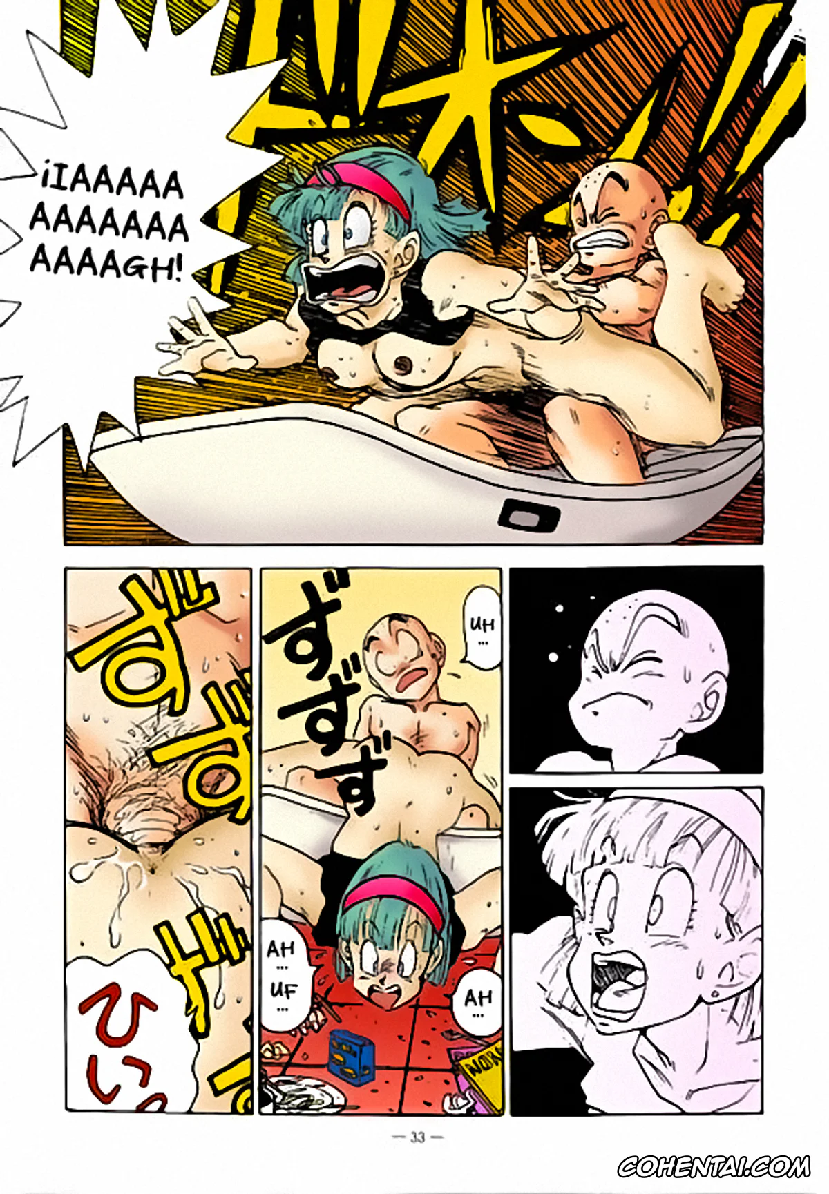 Dragon Ball Z hentai, Bulma Briefs hentai, Krillin hentai, Aim at Planet Namek! (Dragon Ball Z), pagina 9