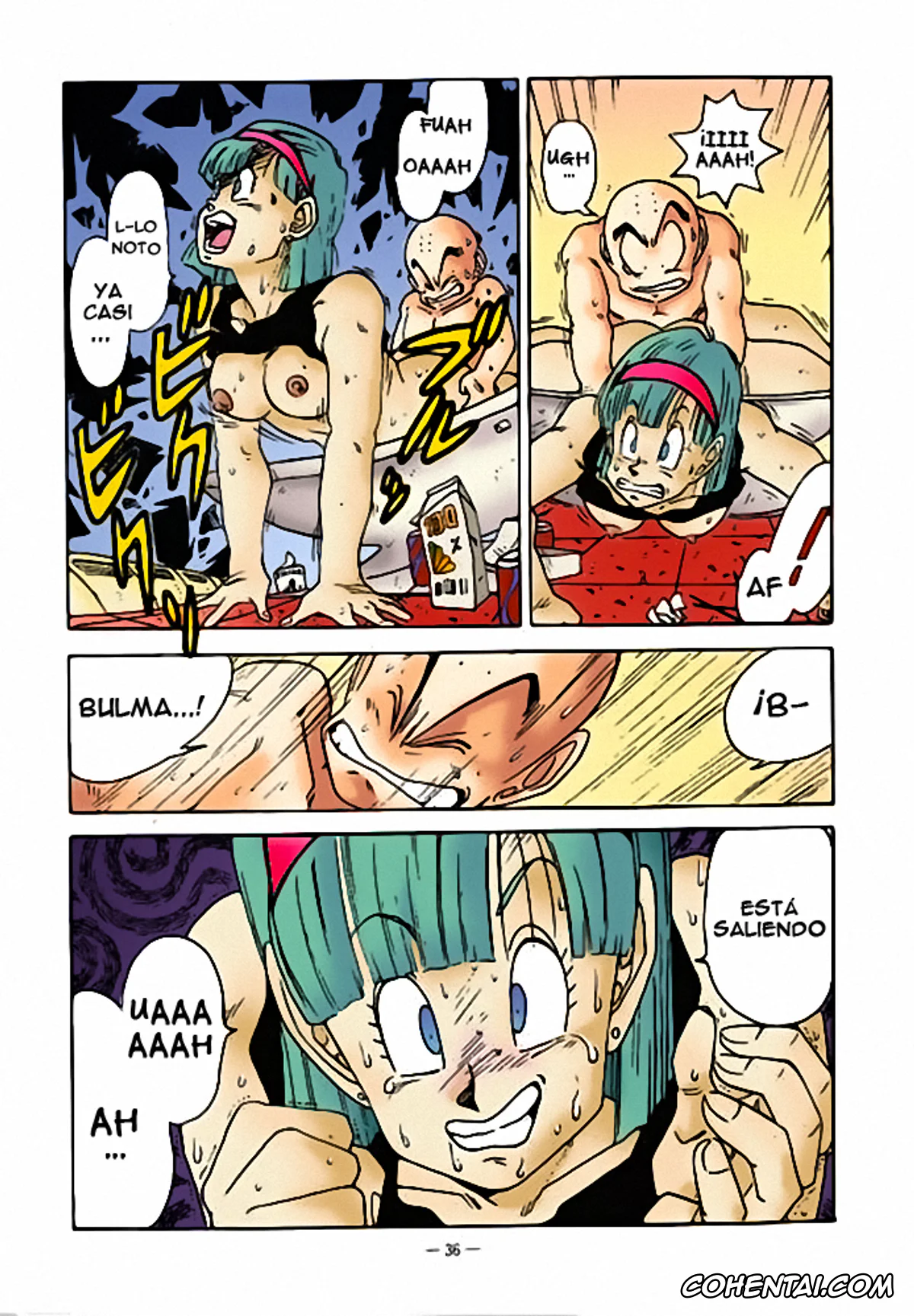 Dragon Ball Z hentai, Bulma Briefs hentai, Krillin hentai, Aim at Planet Namek! (Dragon Ball Z), pagina 12