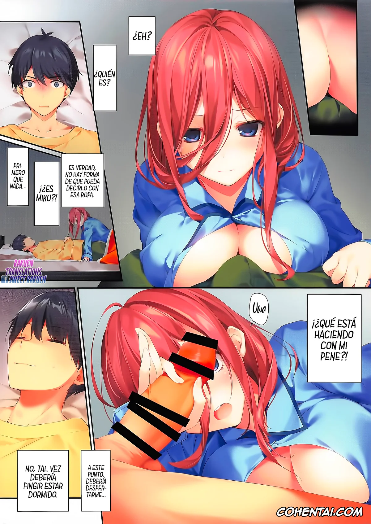 Gotoubun No Hanayome | The Quintessential Quintuplets hentai, Fuutarou Uesugi hentai, Miku Nakano hentai, Miku ga Kisei Jijitsu o Tsukuru Hon (Gotoubun no Hanayome), pagina 3