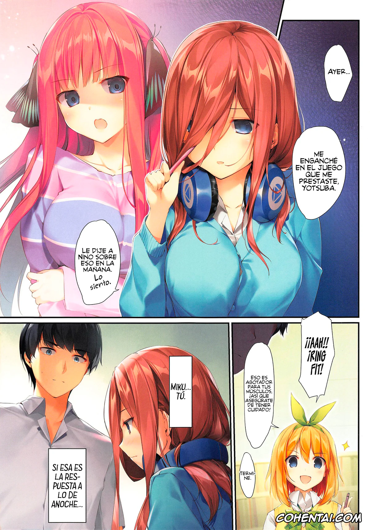 Gotoubun No Hanayome | The Quintessential Quintuplets xxx, Fuutarou Uesugi xxx, Miku Nakano xxx, Miku ga Kisei Jijitsu o Tsukuru Hon (Gotoubun no Hanayome), pagina 16