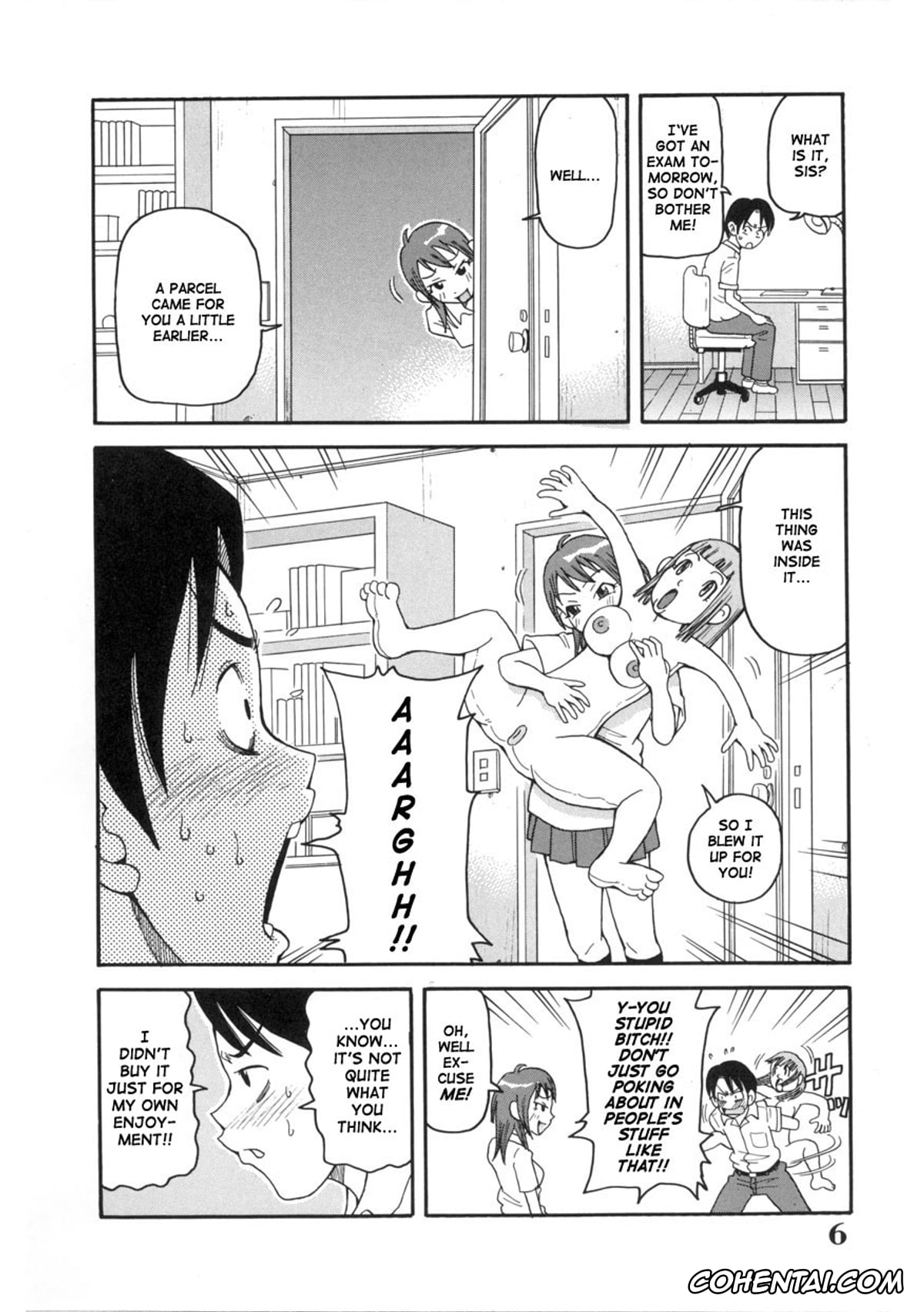 Manga hentai, Tankoubon hentai, Geki!! Monzetsu Operation, pagina 6