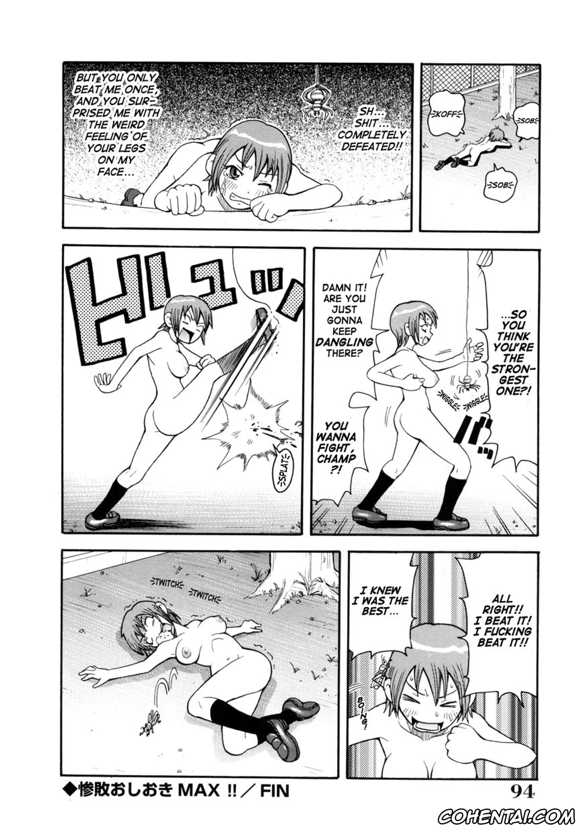Manga xxx, Tankoubon xxx, Geki!! Monzetsu Operation, pagina 94