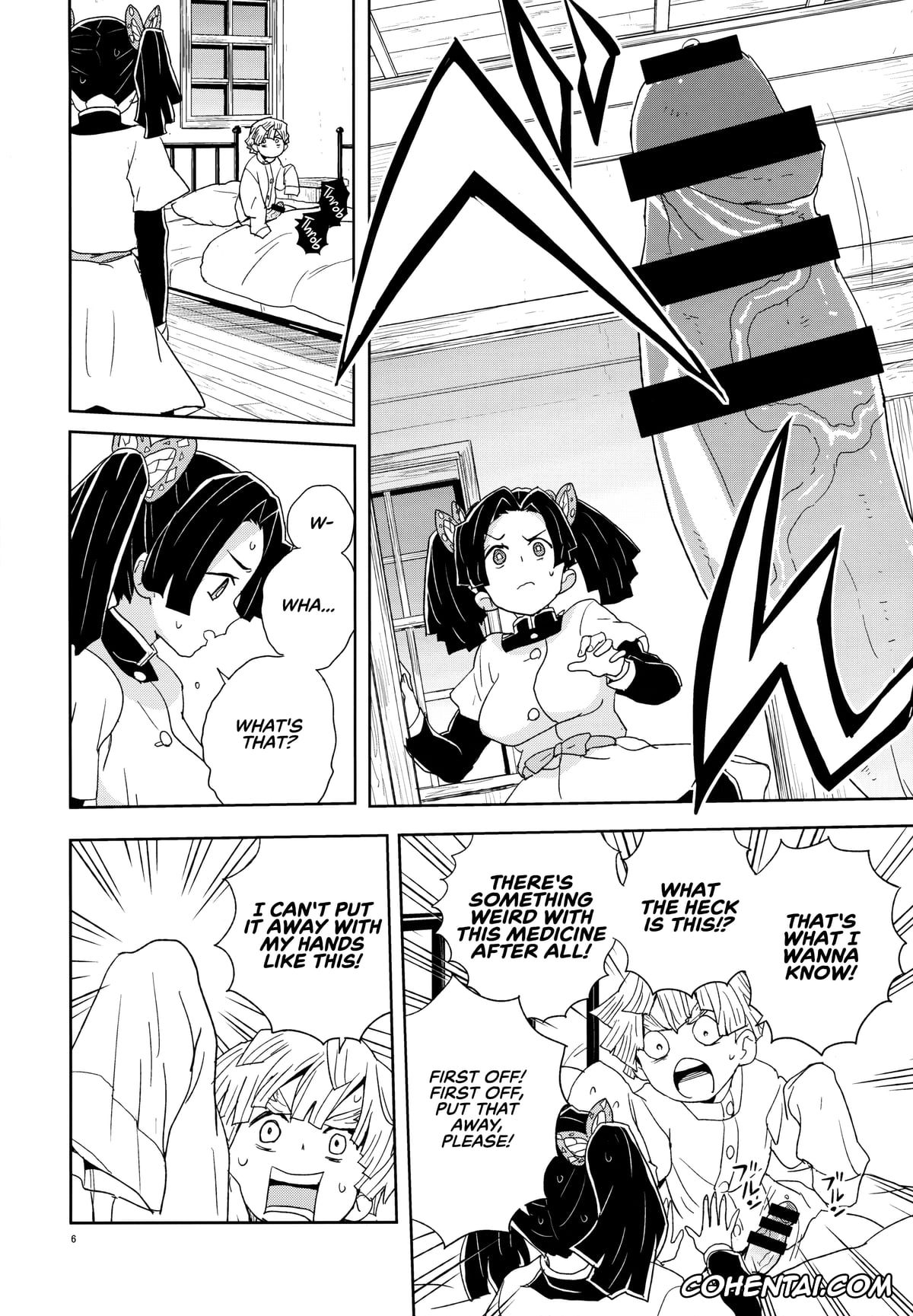 Kimetsu No Yaiba | Demon Slayer hentai, Aoi Kanzaki hentai, Zenitsu Agatsuma hentai, Kanzaki Aoi-chan Arigatou Itsumo Atatakai Kango o Shite Kurete… (Kimetsu no Yaiba), pagina 6