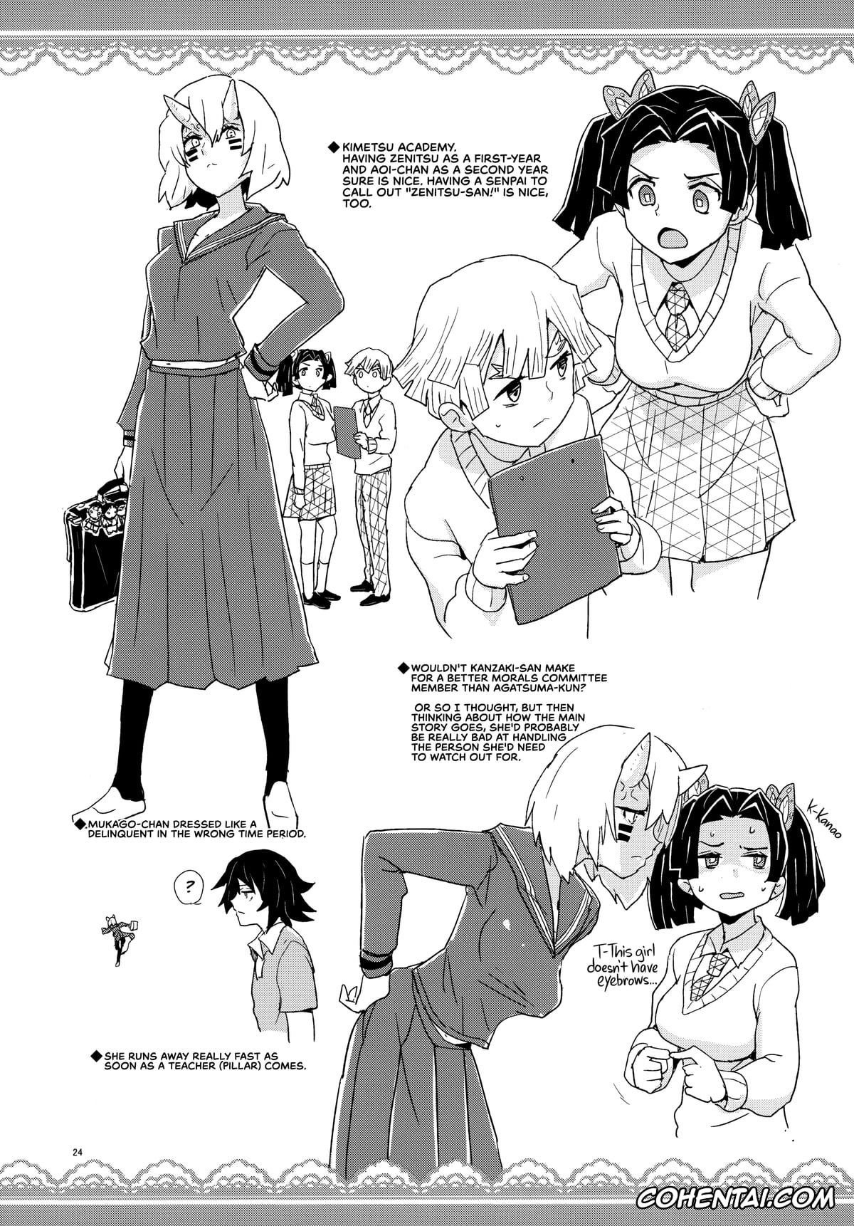 Kimetsu No Yaiba | Demon Slayer hentai, Aoi Kanzaki hentai, Zenitsu Agatsuma hentai, Kanzaki Aoi-chan Arigatou Itsumo Atatakai Kango o Shite Kurete… (Kimetsu no Yaiba), pagina 24