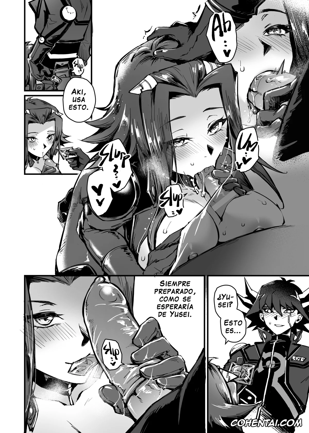 Yu-Gi-Oh! 5D’s porno, Aki Izayoi porno, Yusei Fudo porno, MASK of D. (Yu-Gi-Oh! 5D’s), pagina 8