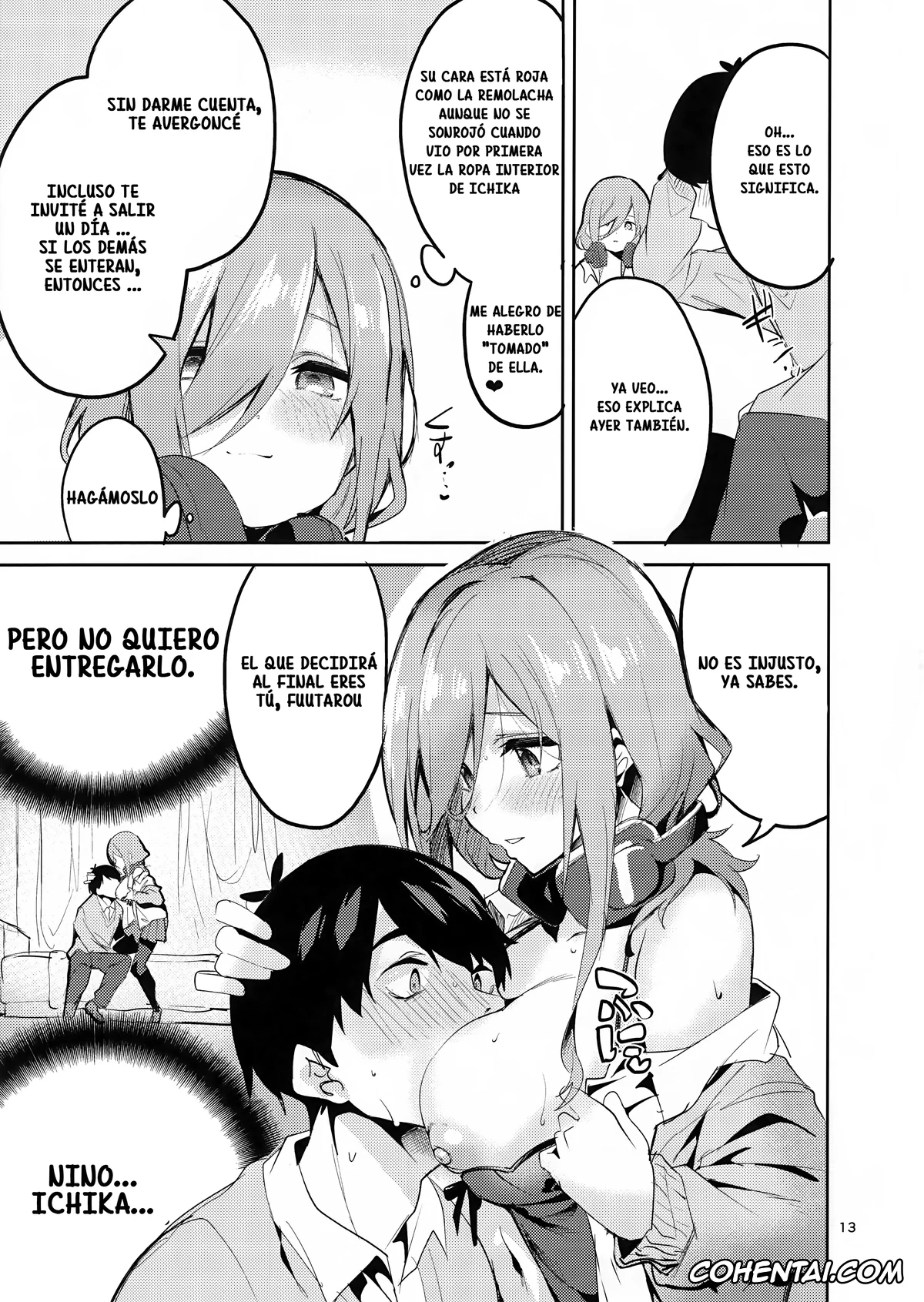 Gotoubun No Hanayome | The Quintessential Quintuplets hentai, Fuutarou Uesugi hentai, Miku Nakano hentai, Miku no Baai (Gotoubun no Hanayome), pagina 12