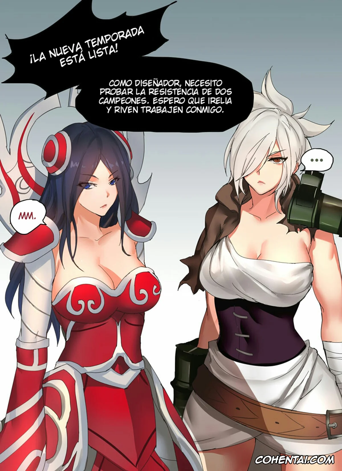 League of Legends porno, Irelia porno, Riven porno, Endurance Test Irelia & Riven (League of Legends), pagina 2