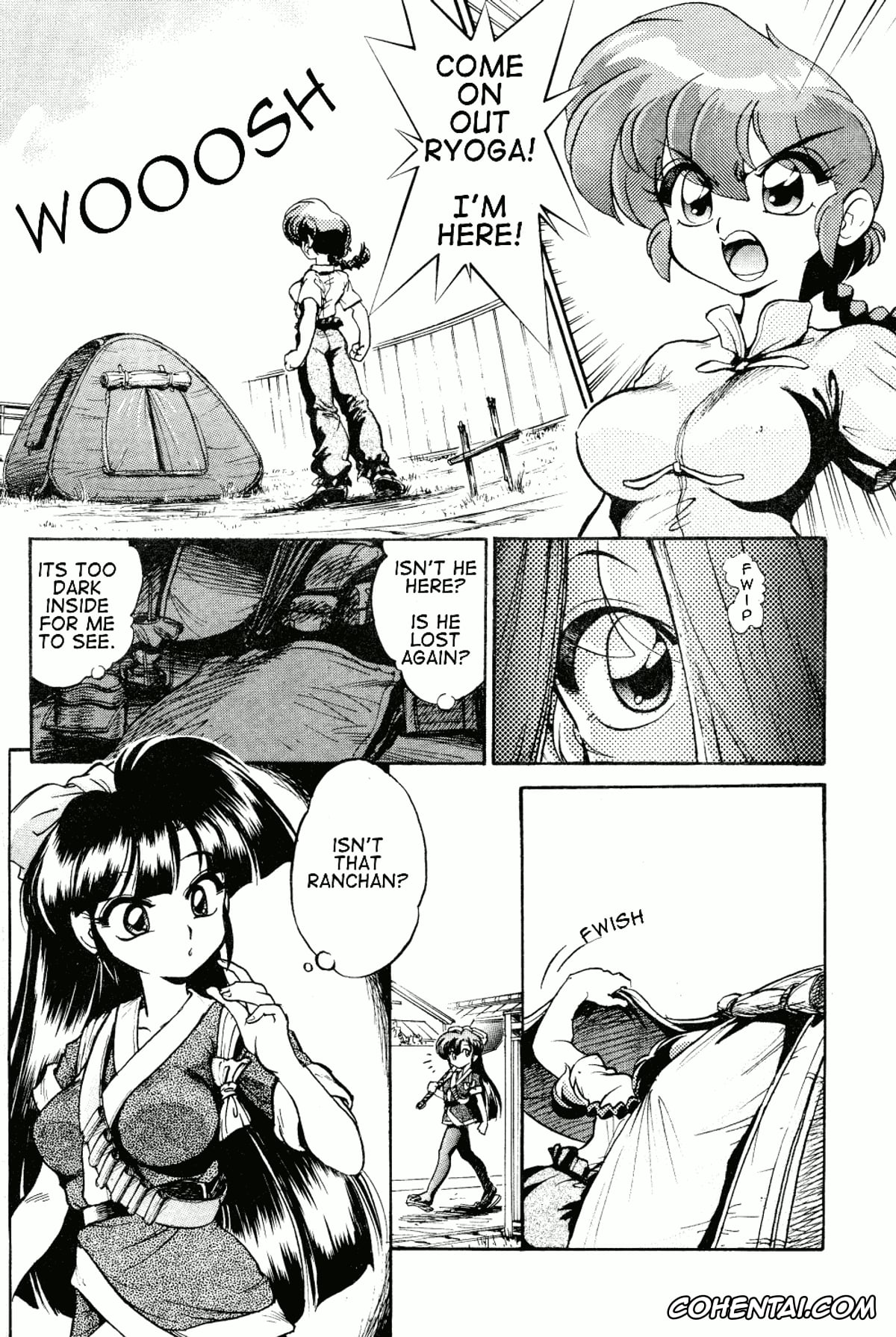 Ranma 1/2 porno, Ranma Saotome porno, Ryoga Hibiki porno, Ukyo Kuonji porno, Okonomi Yaki Teishoku «Tokumori» Koi Kuchi (Ranma 1/2), pagina 5