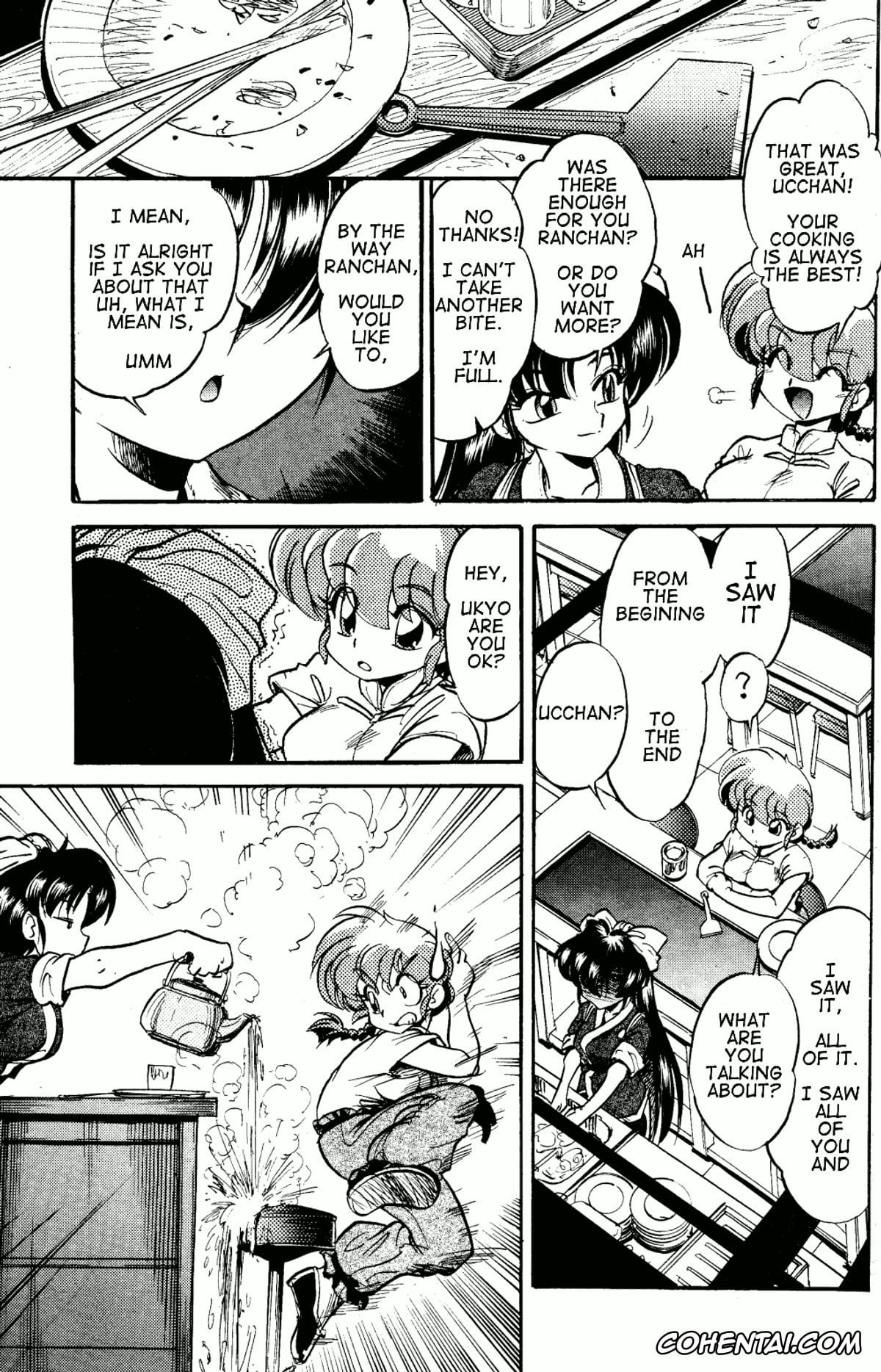 Ranma 1/2 hentai, Ranma Saotome hentai, Ryoga Hibiki hentai, Ukyo Kuonji hentai, Okonomi Yaki Teishoku «Tokumori» Koi Kuchi (Ranma 1/2), pagina 18