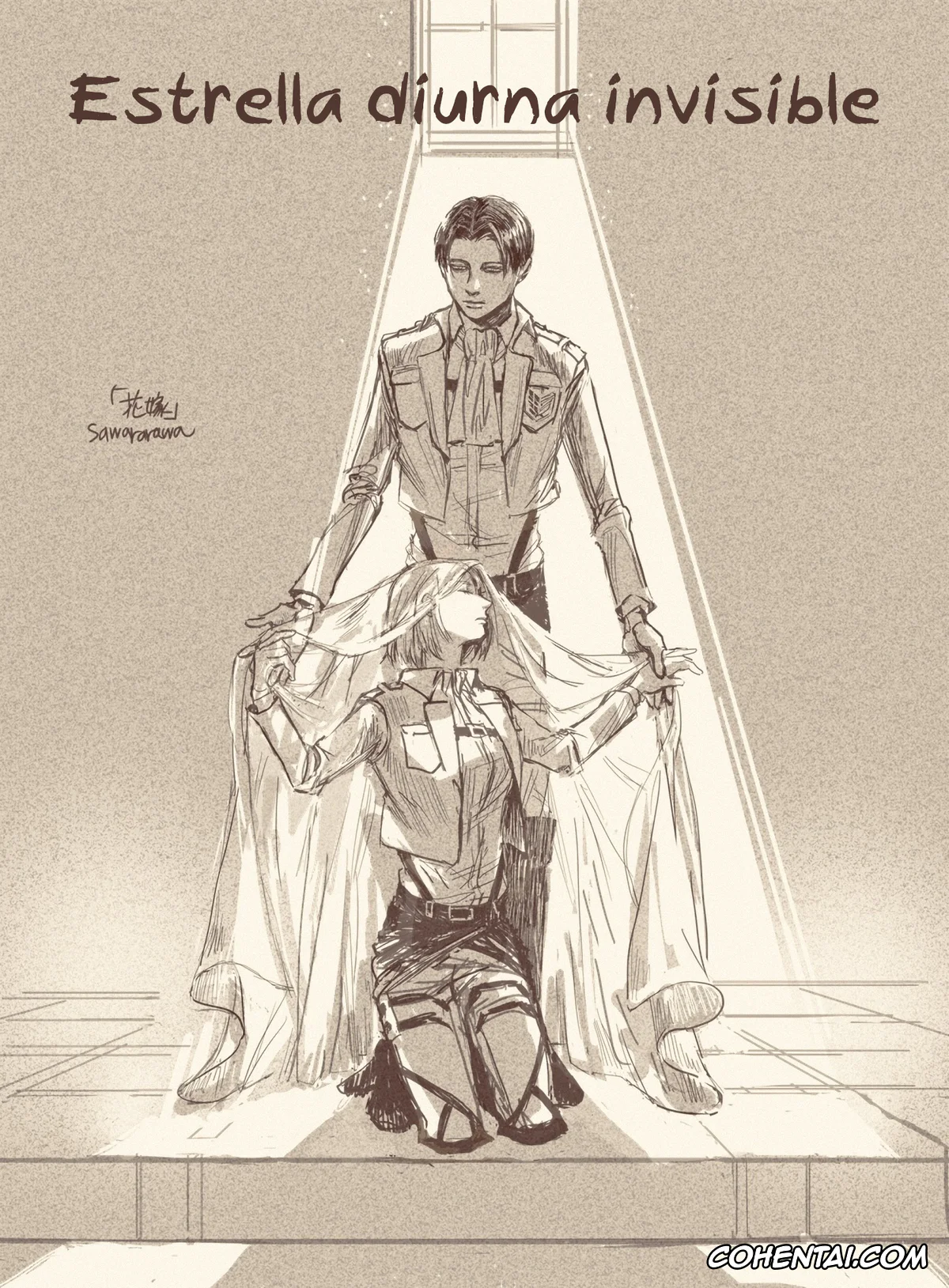 Shingeki No Kyojin | Attack On Titan xxx, Levi Ackerman xxx, Petra Ral xxx, Estrella Diurna Inivisble Doujinshi – (Shingeki no Kyojin), pagina 1