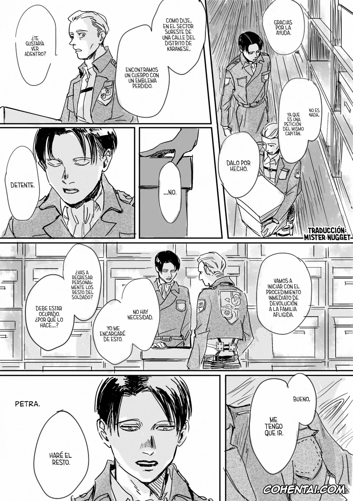 Shingeki No Kyojin | Attack On Titan hentai, Levi Ackerman hentai, Petra Ral hentai, Estrella Diurna Inivisble Doujinshi – (Shingeki no Kyojin), pagina 3