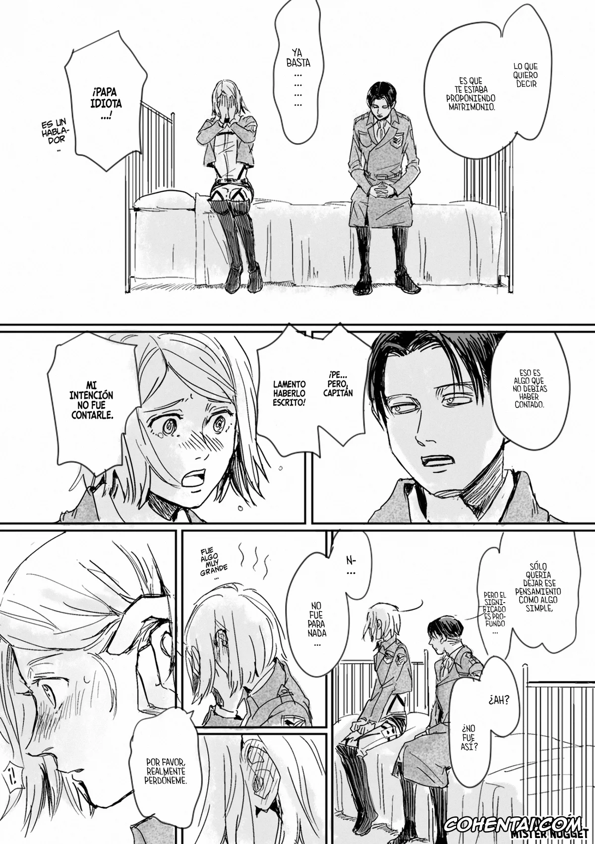 Shingeki No Kyojin | Attack On Titan xxx, Levi Ackerman xxx, Petra Ral xxx, Estrella Diurna Inivisble Doujinshi – (Shingeki no Kyojin), pagina 19