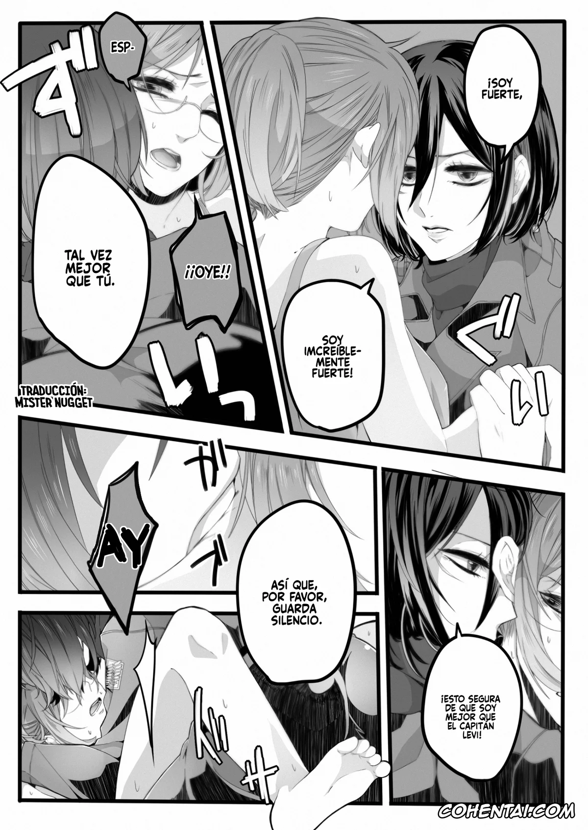 Shingeki No Kyojin | Attack On Titan porno, Hange Zoe porno, Mikasa Ackerman porno, Shikarubeki Mukui o Ataeru Tatta Hitotsu no Houhou (Shingeki no Kyojin), pagina 5
