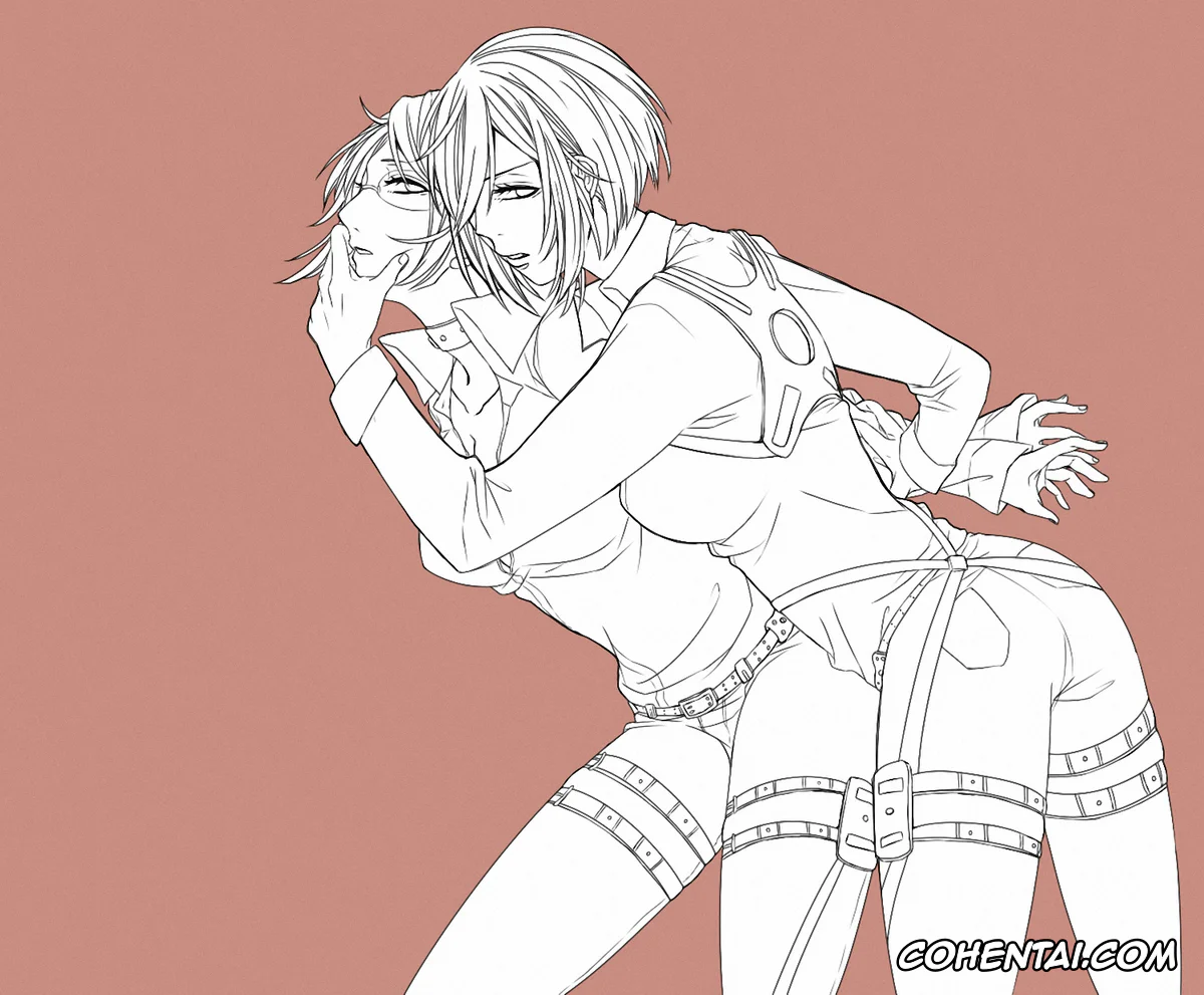 Shingeki No Kyojin | Attack On Titan hentai, Hange Zoe hentai, Mikasa Ackerman hentai, Shikarubeki Mukui o Ataeru Tatta Hitotsu no Houhou (Shingeki no Kyojin), pagina 12