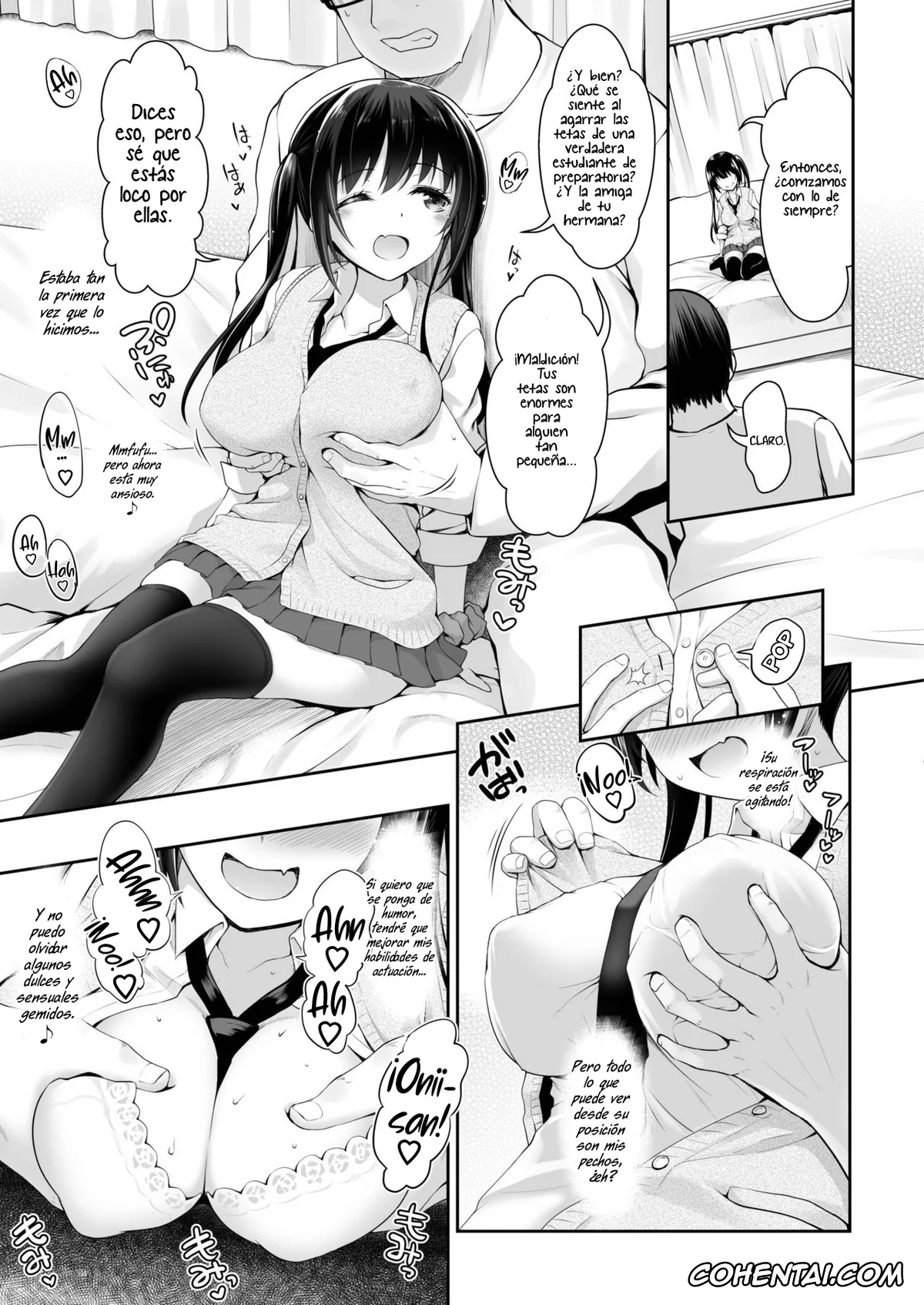 Revistas hentai, COMIC AOHA hentai, Jitsu wa Ore, Imouto no Tomodachi ni Okane Watashiteru (COMIC AOHA 2019 Fuyu), pagina 3