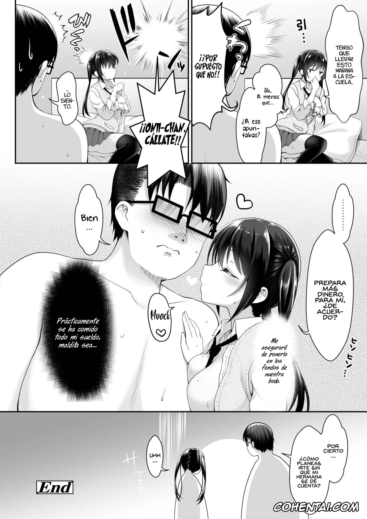 Revistas hentai, COMIC AOHA hentai, Jitsu wa Ore, Imouto no Tomodachi ni Okane Watashiteru (COMIC AOHA 2019 Fuyu), pagina 24