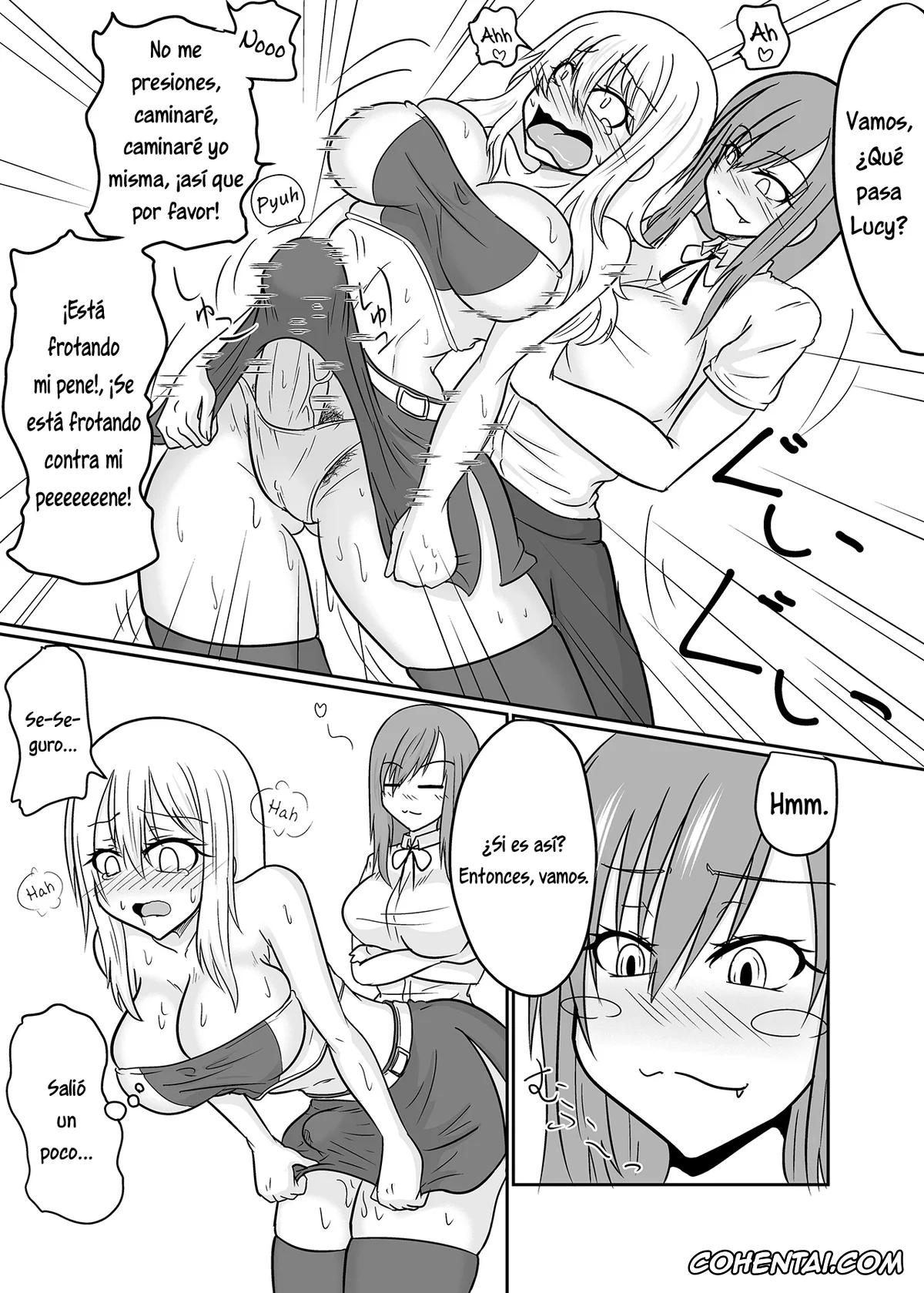 Fairy Tail hentai, Erza Scarlet hentai, Lucy Heartfilia hentai, Wendy Marvell hentai, Futanalink III (Fairy Tail), pagina 9