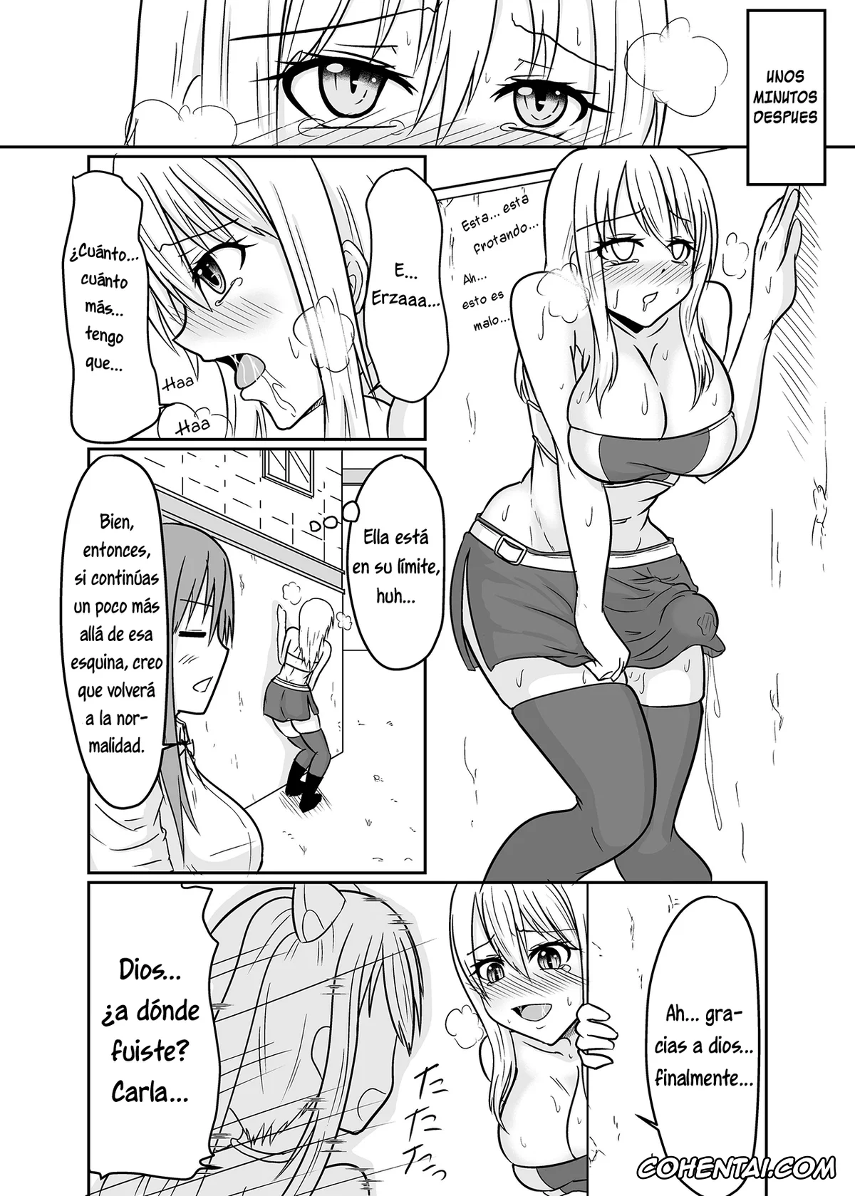 Fairy Tail xxx, Erza Scarlet xxx, Lucy Heartfilia xxx, Wendy Marvell xxx, Futanalink III (Fairy Tail), pagina 10