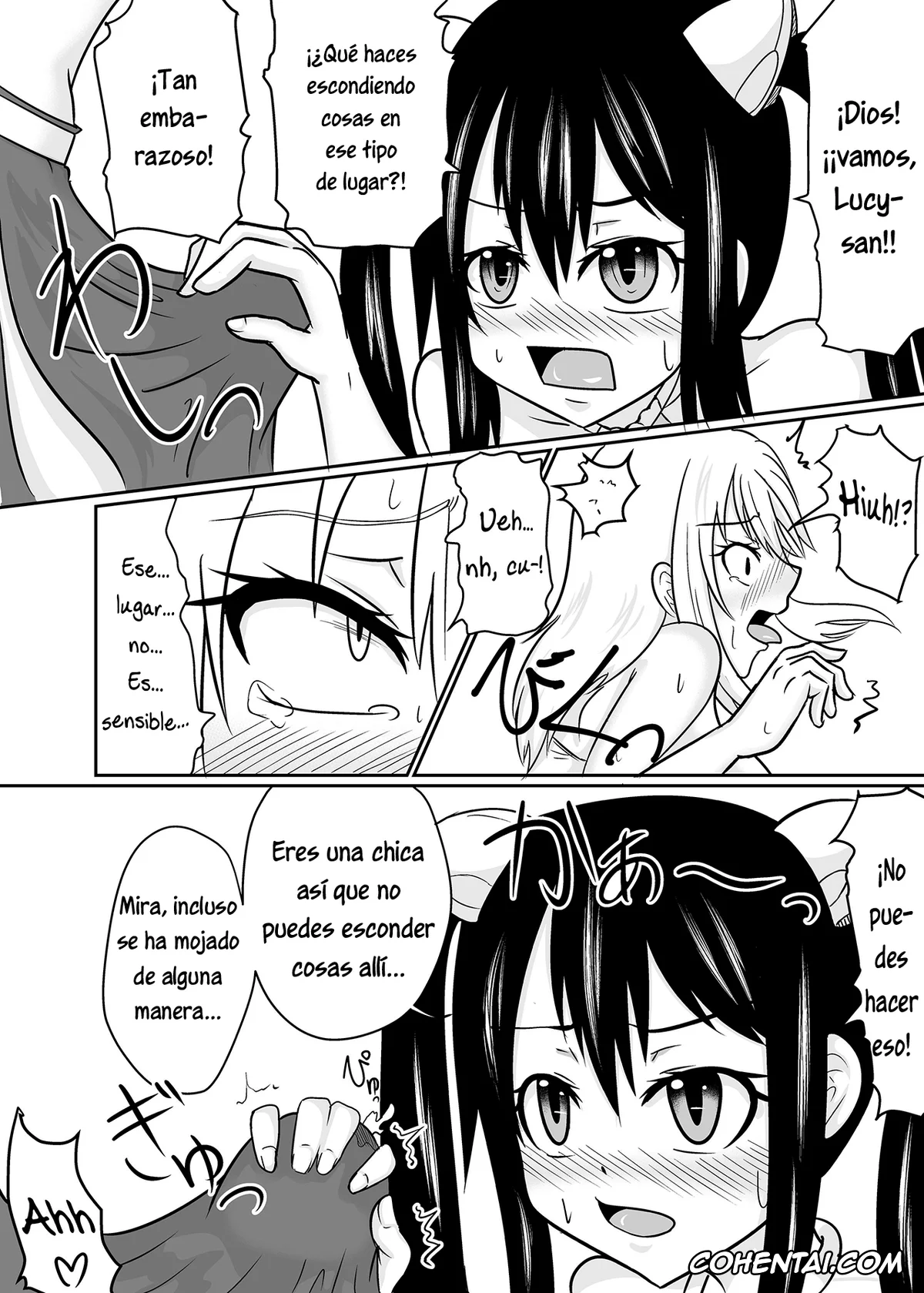 Fairy Tail porno, Erza Scarlet porno, Lucy Heartfilia porno, Wendy Marvell porno, Futanalink III (Fairy Tail), pagina 14